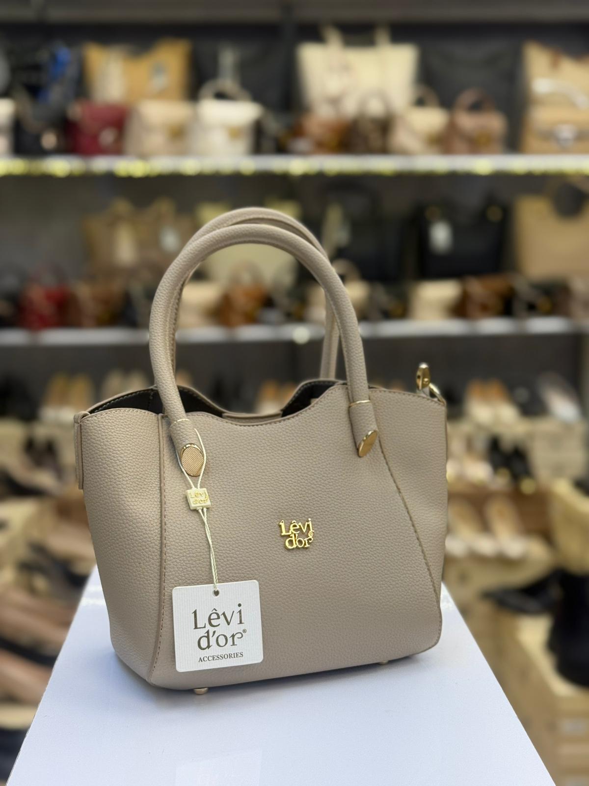 Levidor El Omuz Çantası Krem