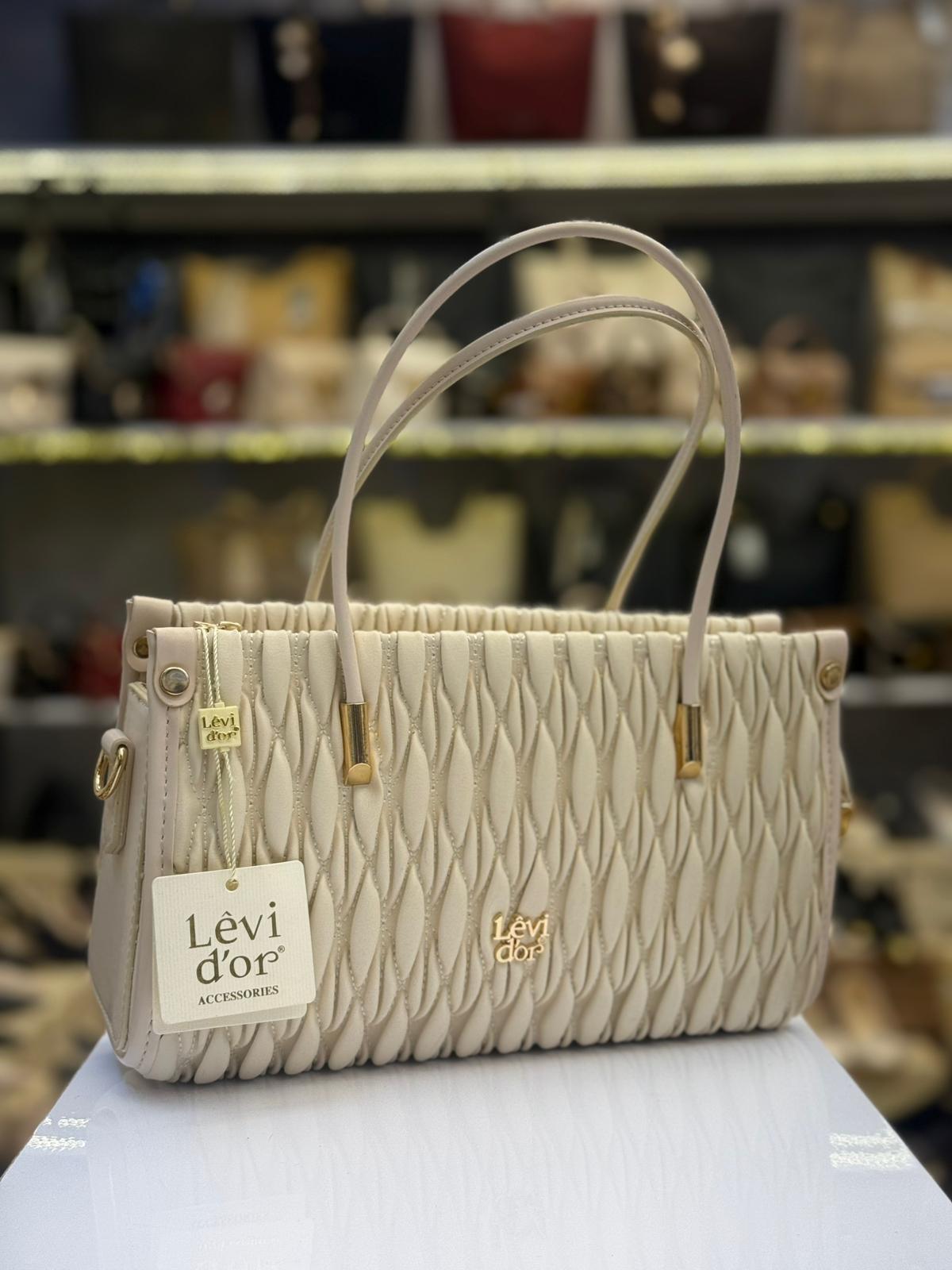 Levidor Krem Premium Çanta