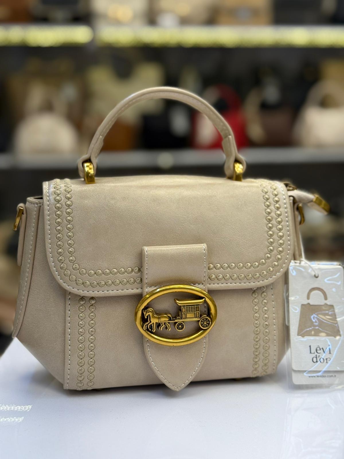 Levidor Omuz Çantası Benekli Vizon