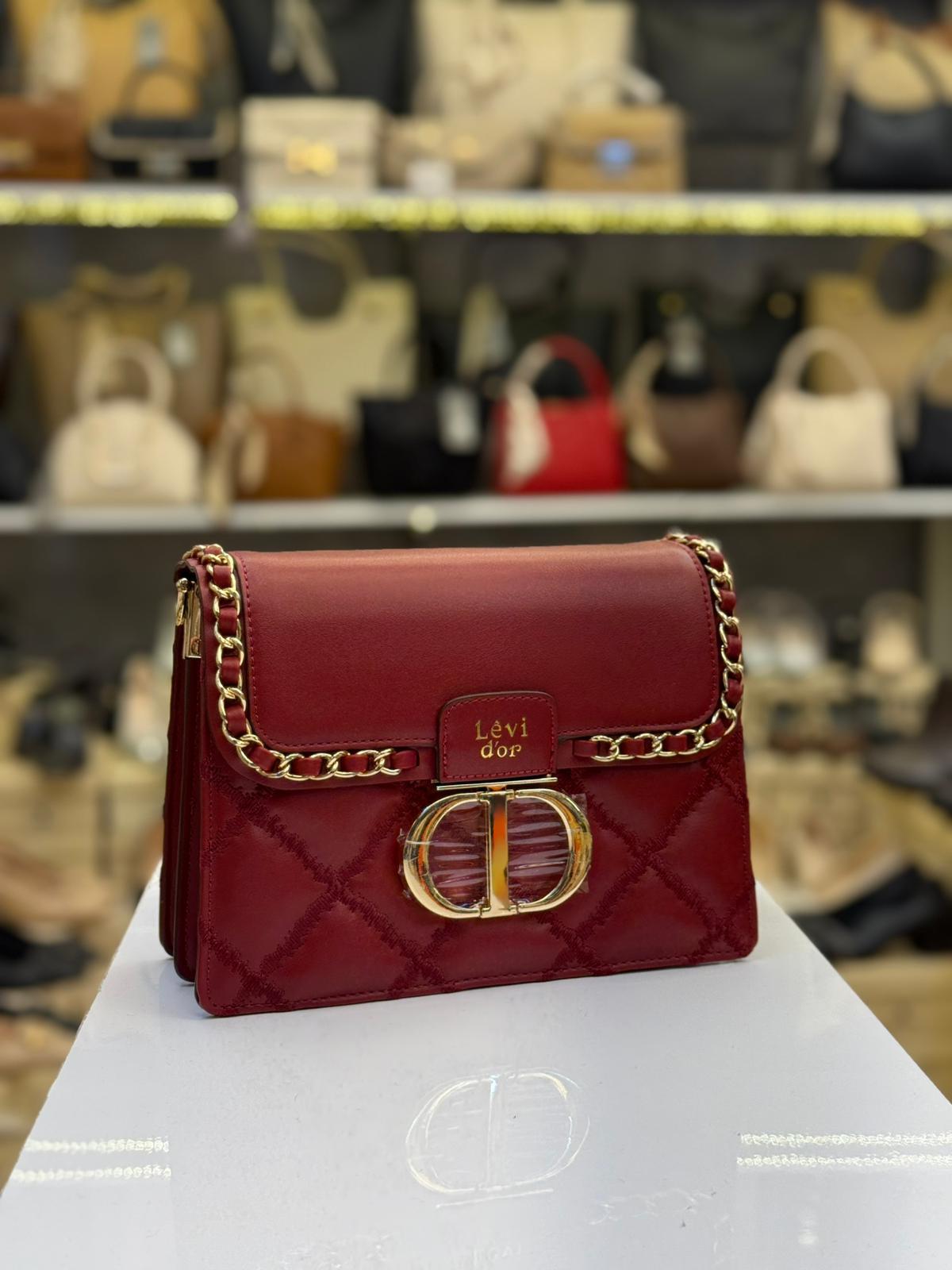 Levidor Omuz Çantası Kırmızı Premium