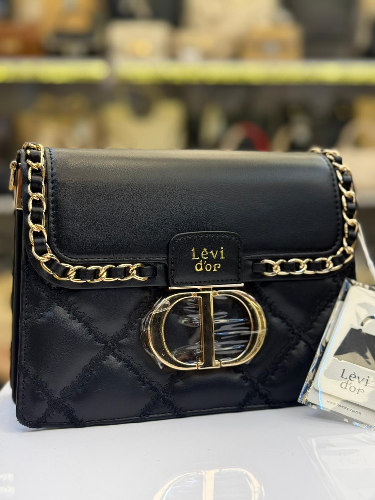 Levidor Omuz Çantası Siyah Premium