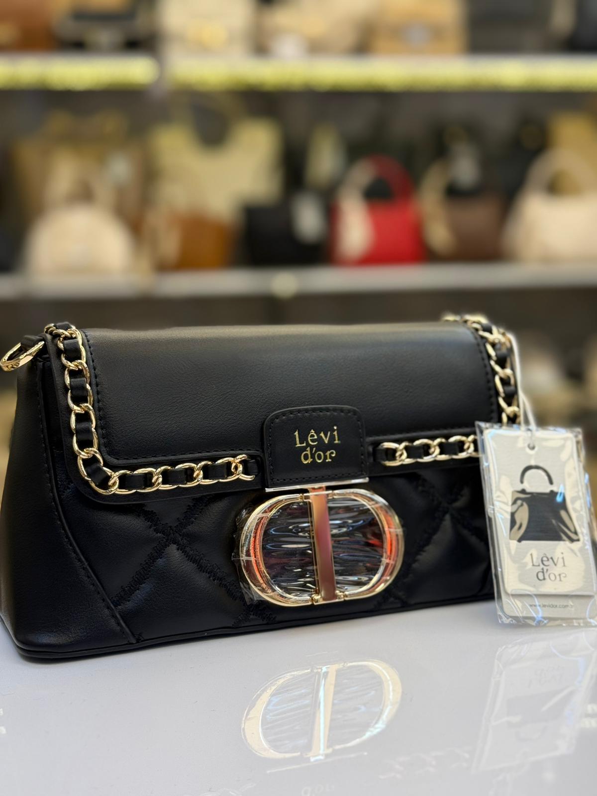 Levidor Siyah Kadın Omuz Çantası