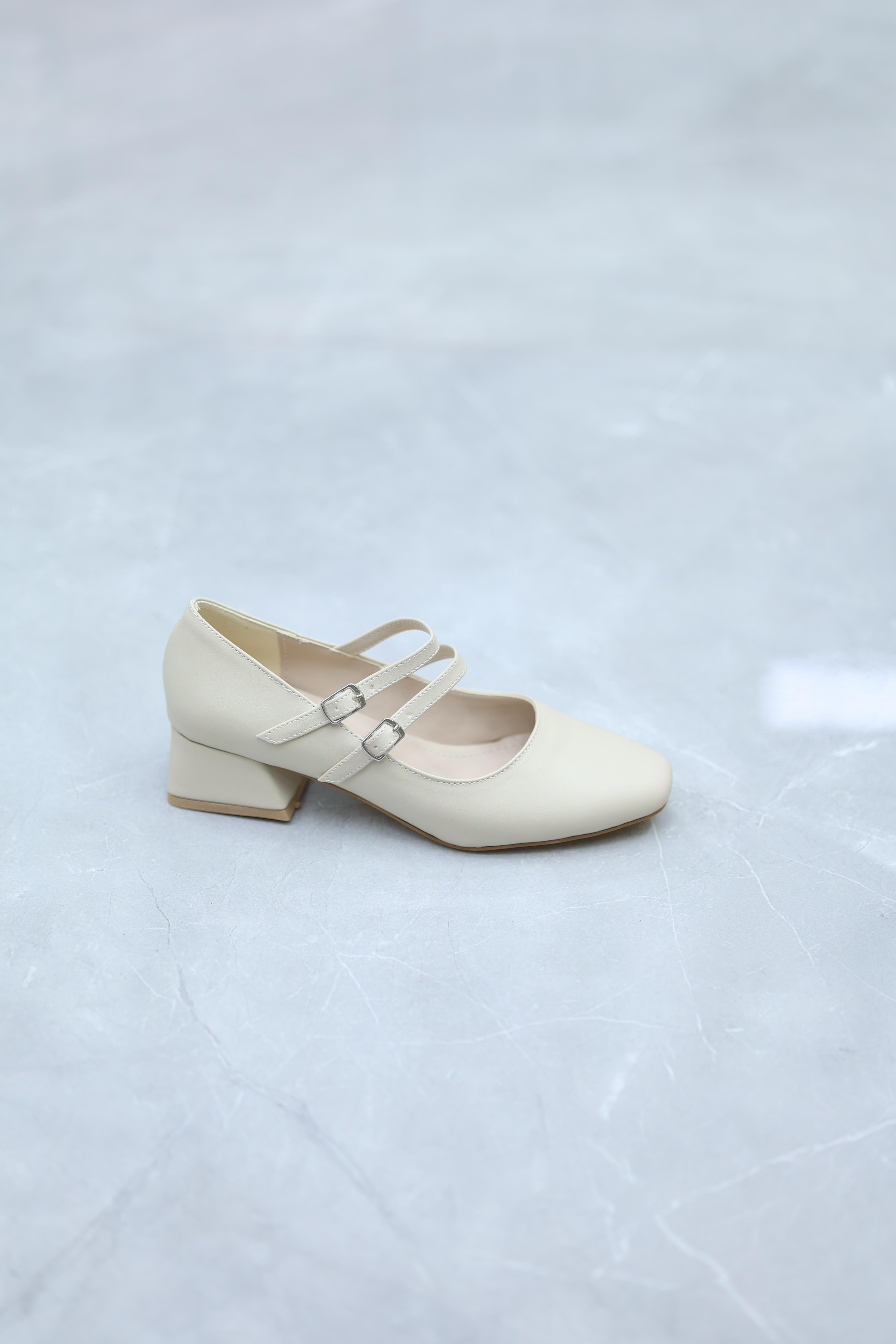 Mary Jane Günlük Kadın Ayakkabısı Ten