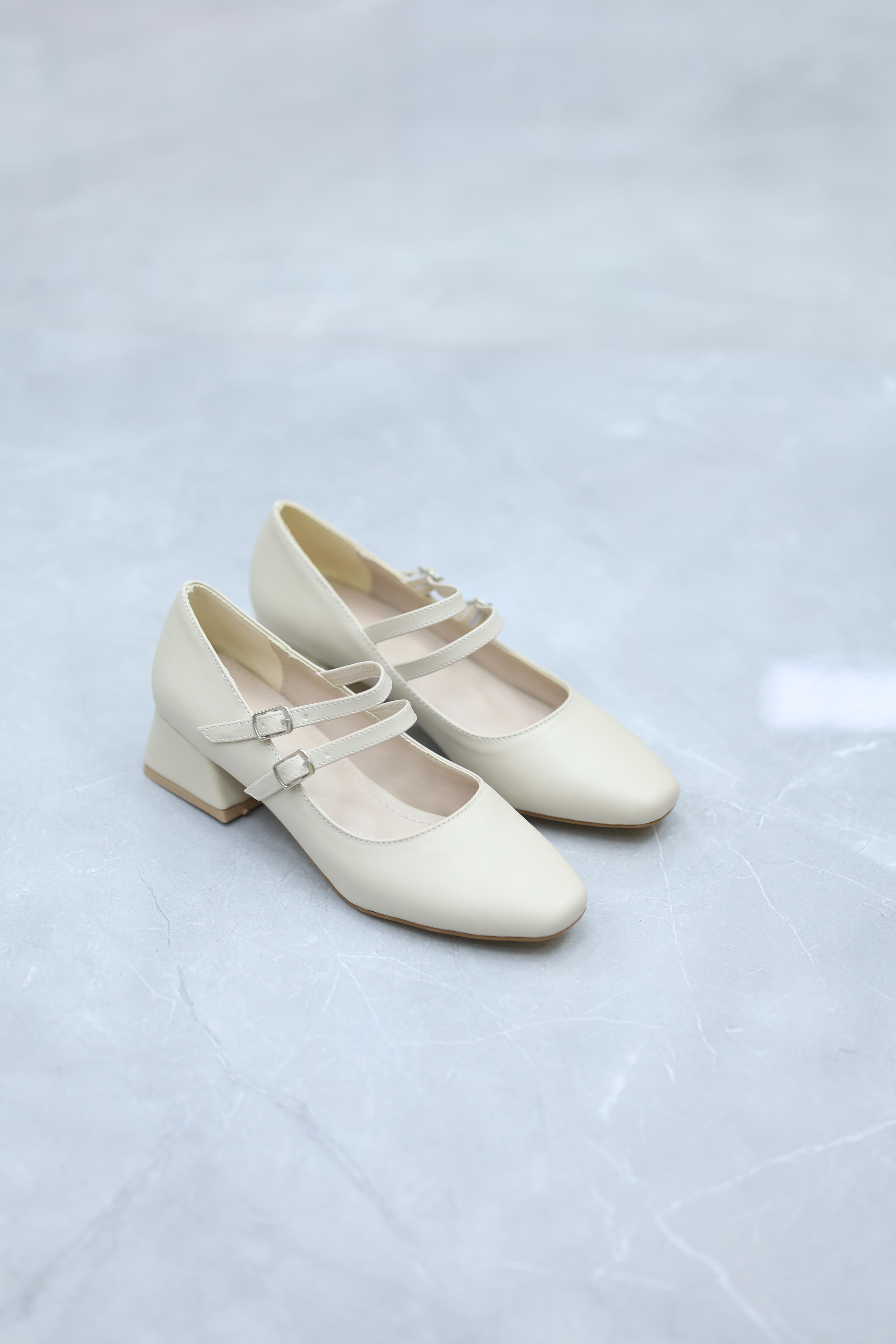 Mary Jane Günlük Kadın Ayakkabısı Ten