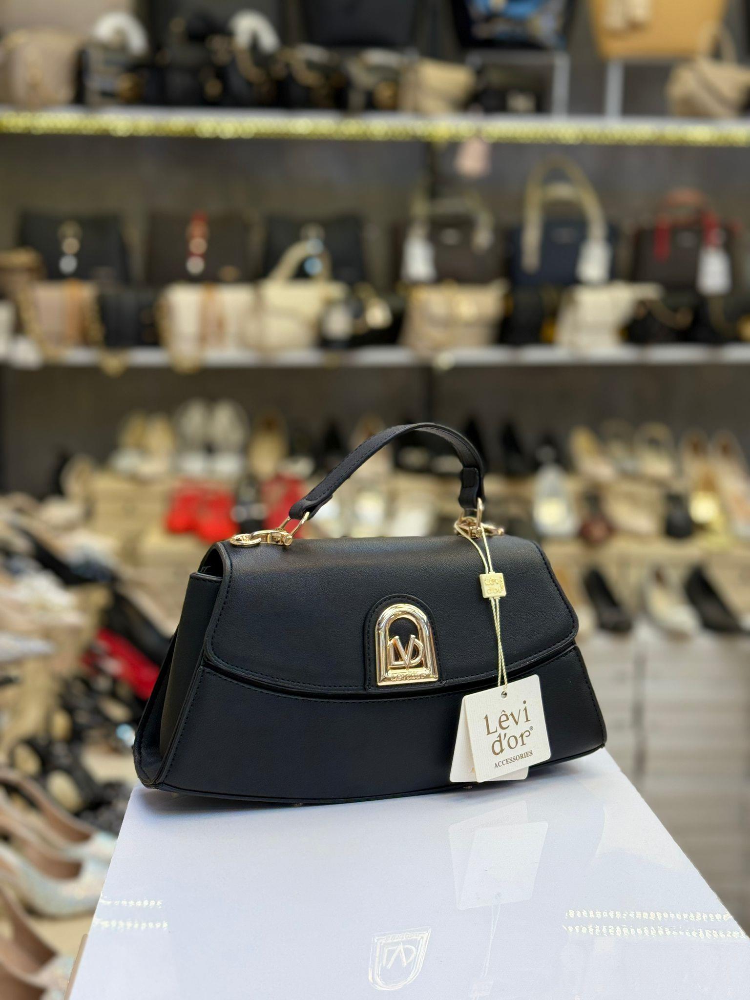 Siyah Levidor Premium Kadın Çantası İthal