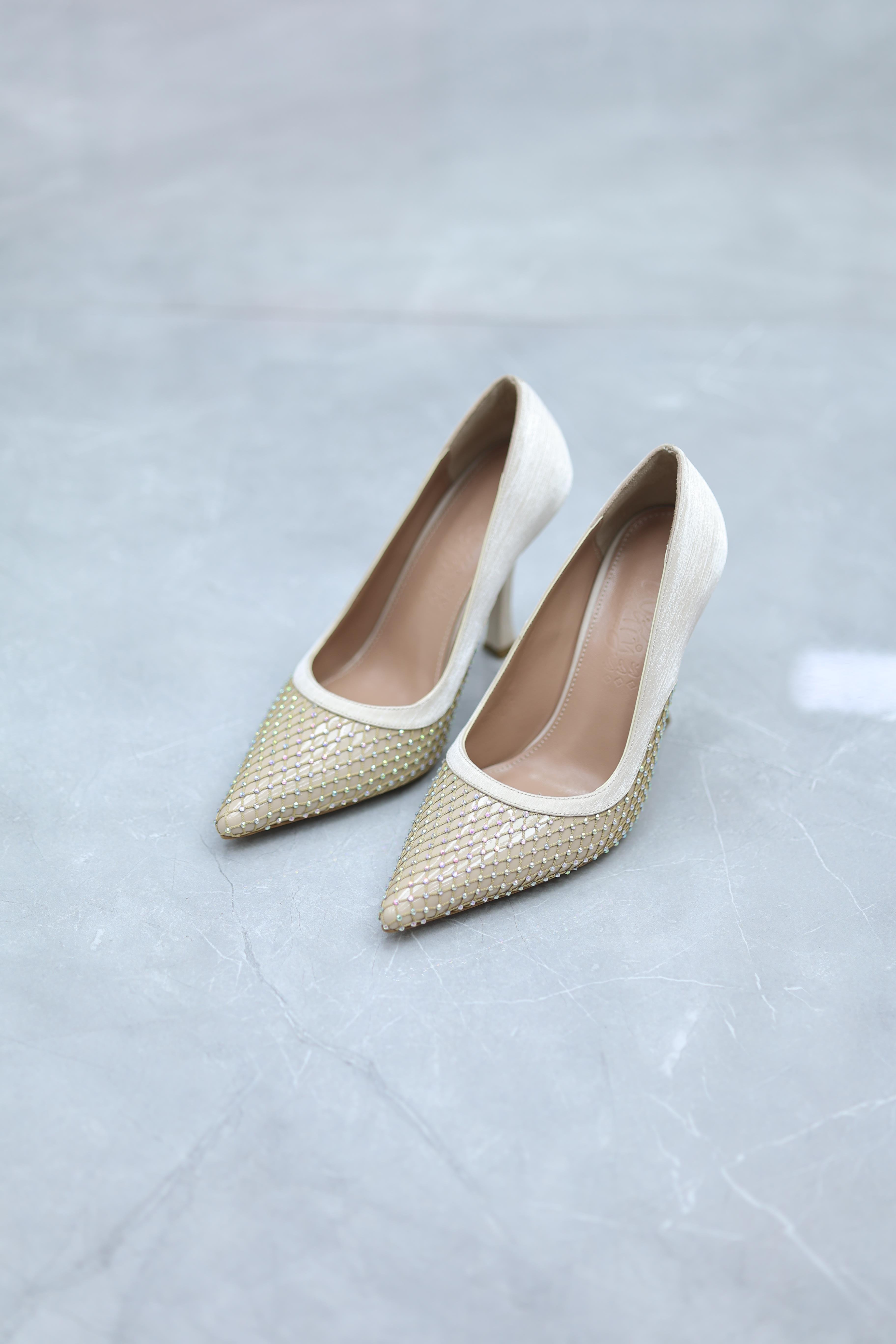 Taş Detaylı Kadın Stiletto Siyah