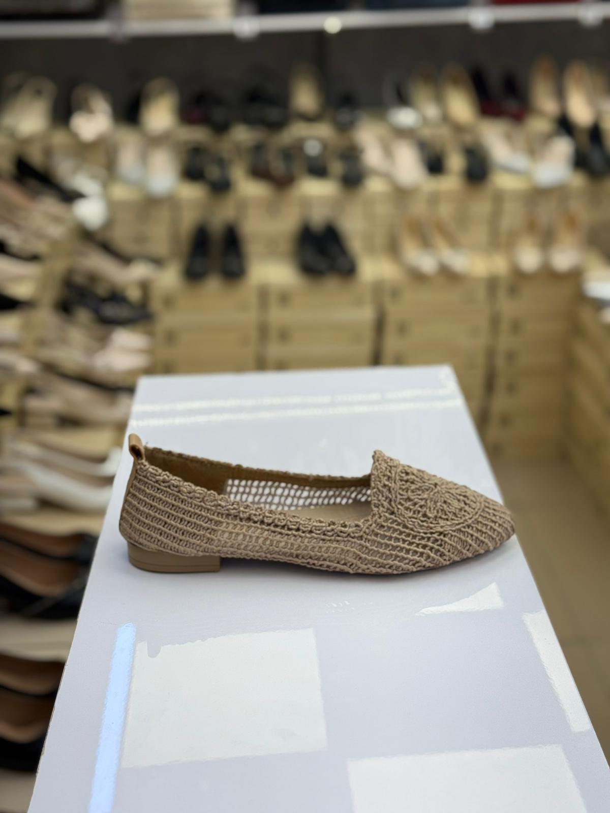 Triko Örgü Rahat Babet Nut Rengi