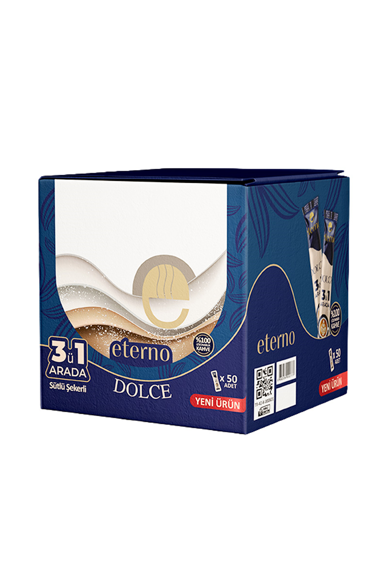 Eterno 3'ü 1 Arada Dolce Kahve 16g - 50'li Paket