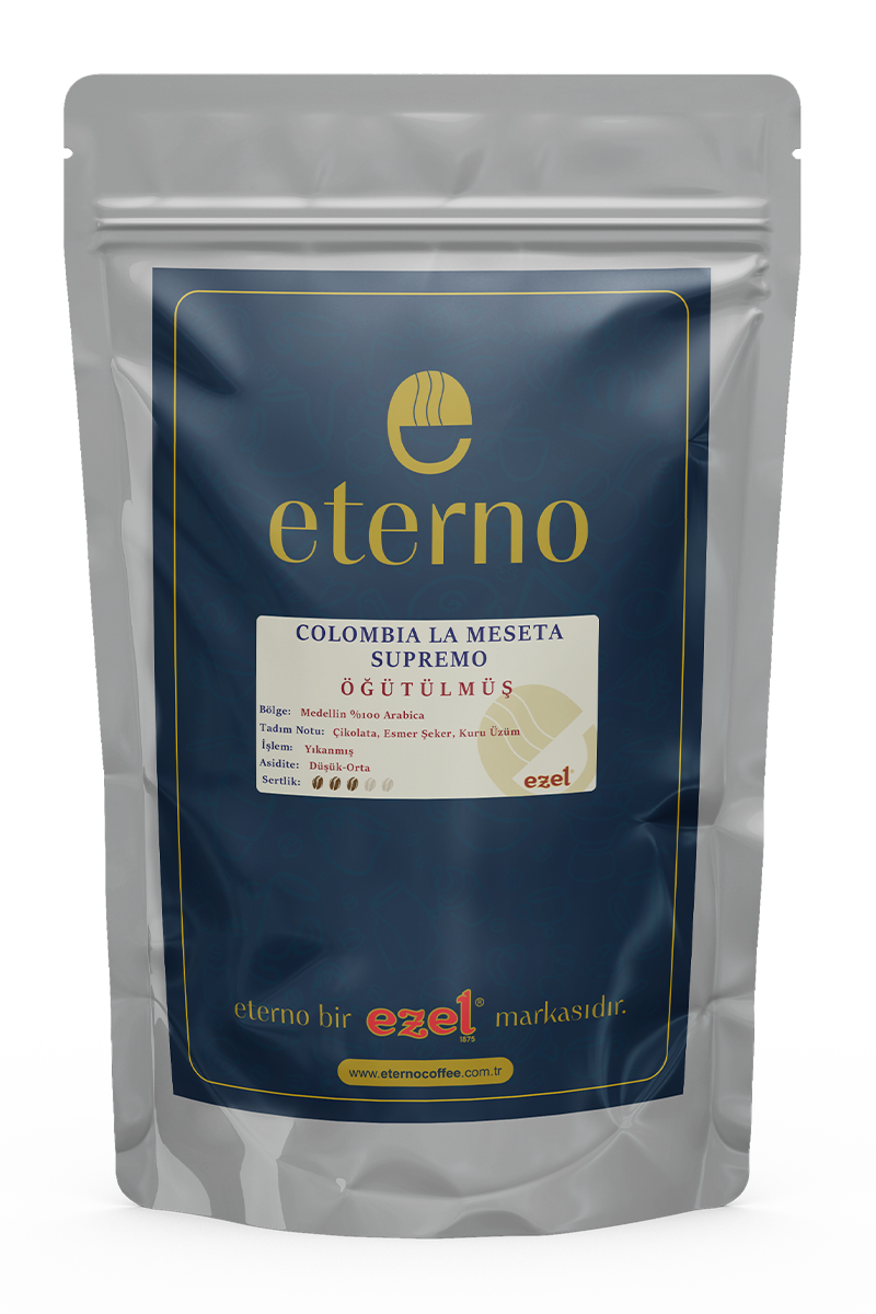 Eterno Barista Serisi - Colombia Supremo Öğütülmüş Filtre Kahve - 1000 g