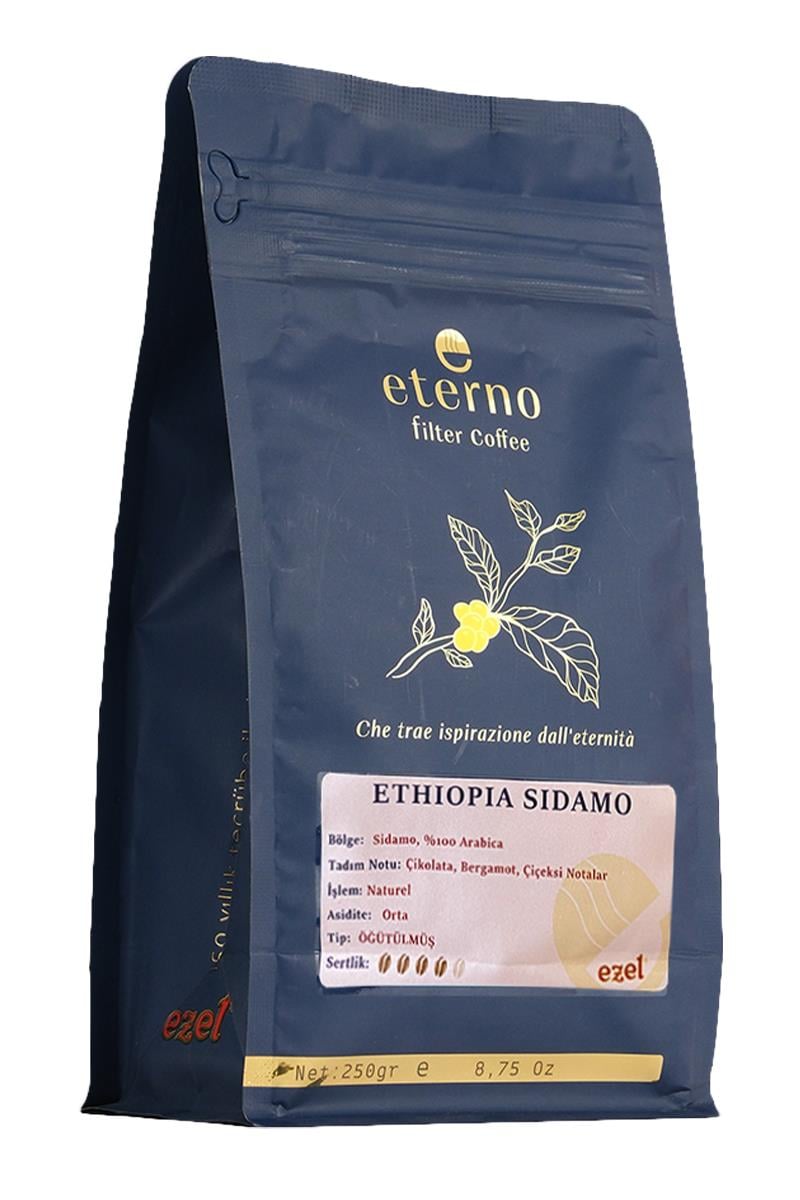 Eterno Ethopia Sidamo Öğütülmüş  - 250gr