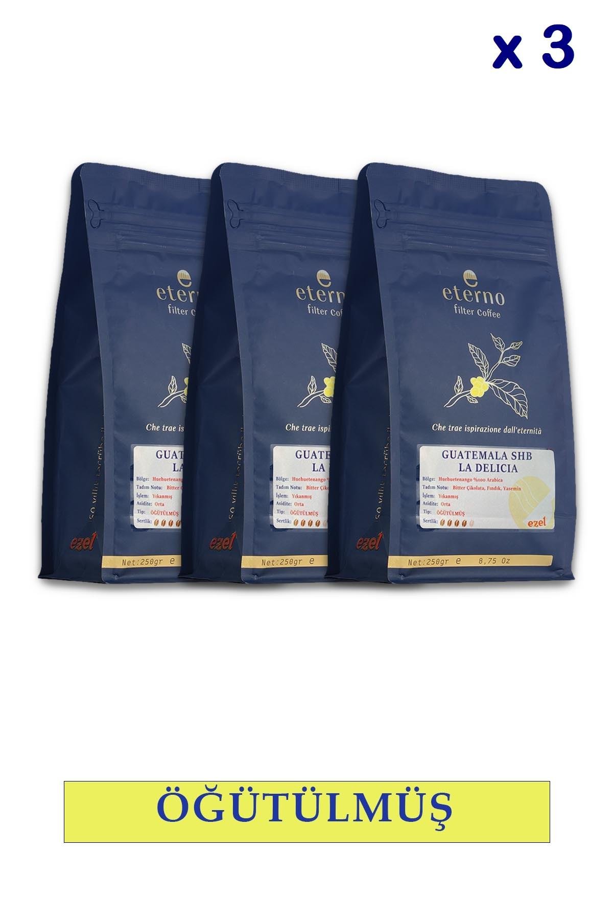 Eterno Guatemala Shb La Delicia  Öğütülmüş X 3 Adet - 250gr