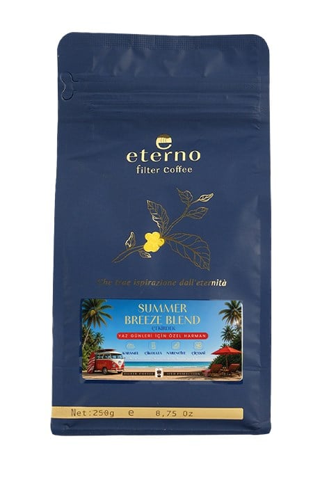 Eterno Summer Breeze Blend Filtre Kahve Çekirdeği 250g  -  Kahve Makineleri ile Uyumlu