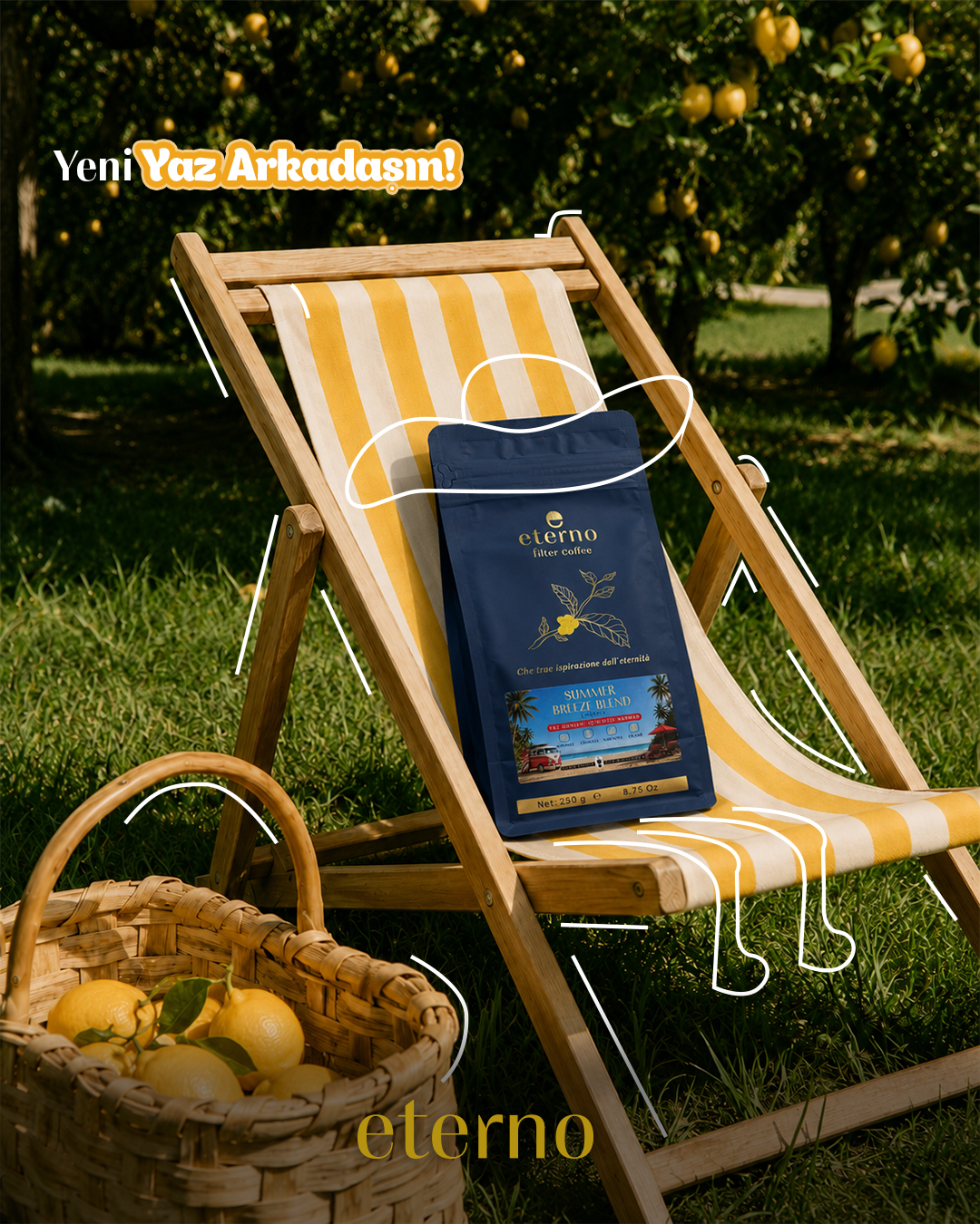 Eterno Summer Breeze Blend Filtre Kahve Çekirdeği 250g  -  Kahve Makineleri ile Uyumlu