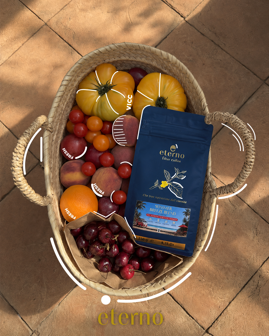 Eterno Summer Breeze Blend Filtre Kahve Çekirdeği 250g  -  Kahve Makineleri ile Uyumlu