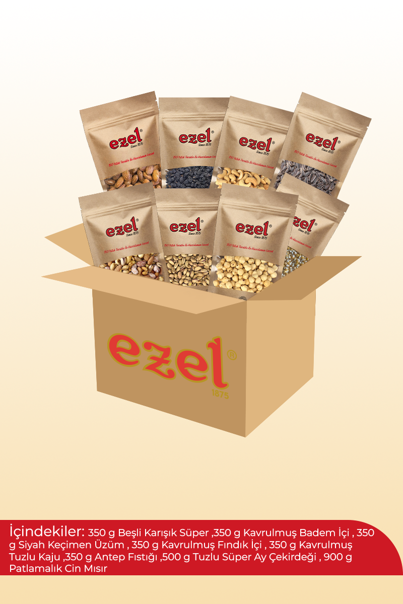 Ezel Kuruyemiş Yeni Yıl Hazırlık Seti –Sekiz Malzemeli 