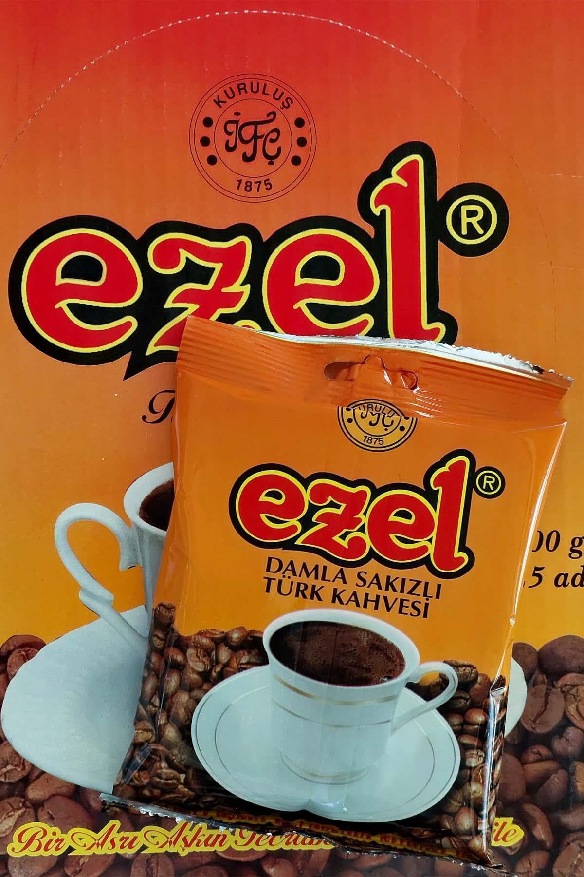 EZEL TÜRK KAHVESİ DAMLA SAKIZLI ORTA KAVRULMUŞ ÖĞÜTÜLMÜŞ - 100GR