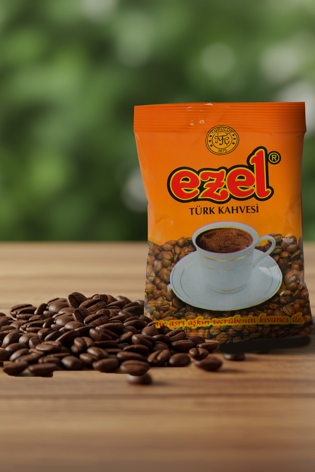Ezel Türk Kahvesi Orta Kavrulmuş 100gr ve Çekirdek Şekeri 250gr Taze Paketlenmiş
