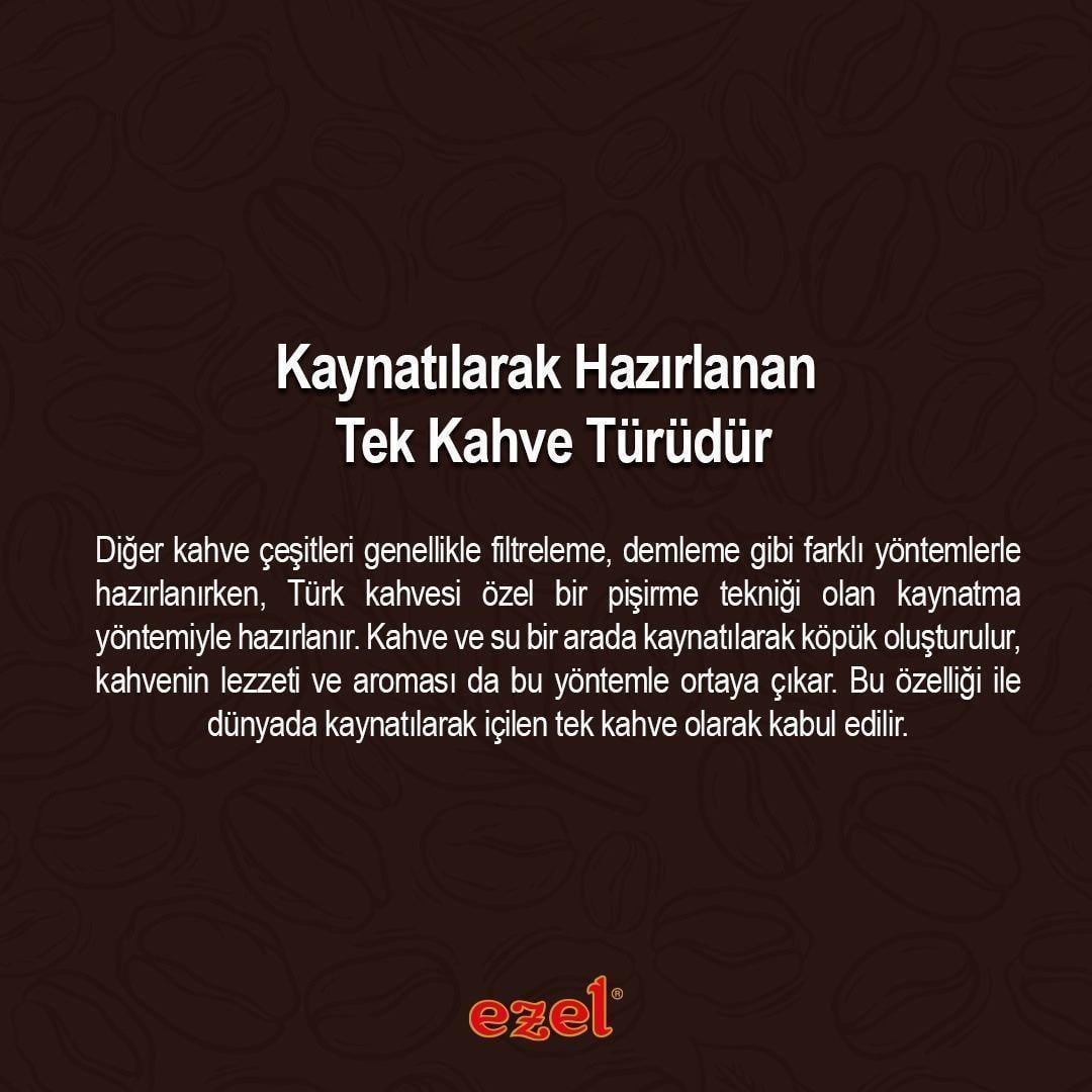 Ezel Türk Kahvesi Taze Öğütülmüş Orta Kavrulmuş - 250gr