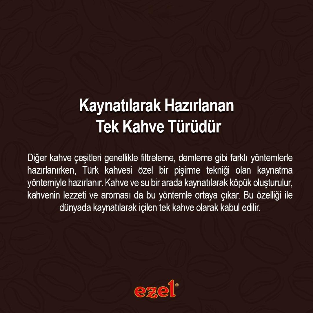 Ezel Türk Kahvesi Taze Öğütülmüş Orta Kavrulmuş - 250gr