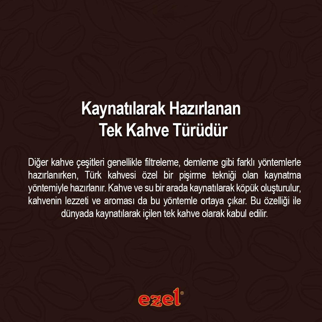 Ezel Türk Kahvesi Taze Öğütülmüş Orta Kavrulmuş - 250gr