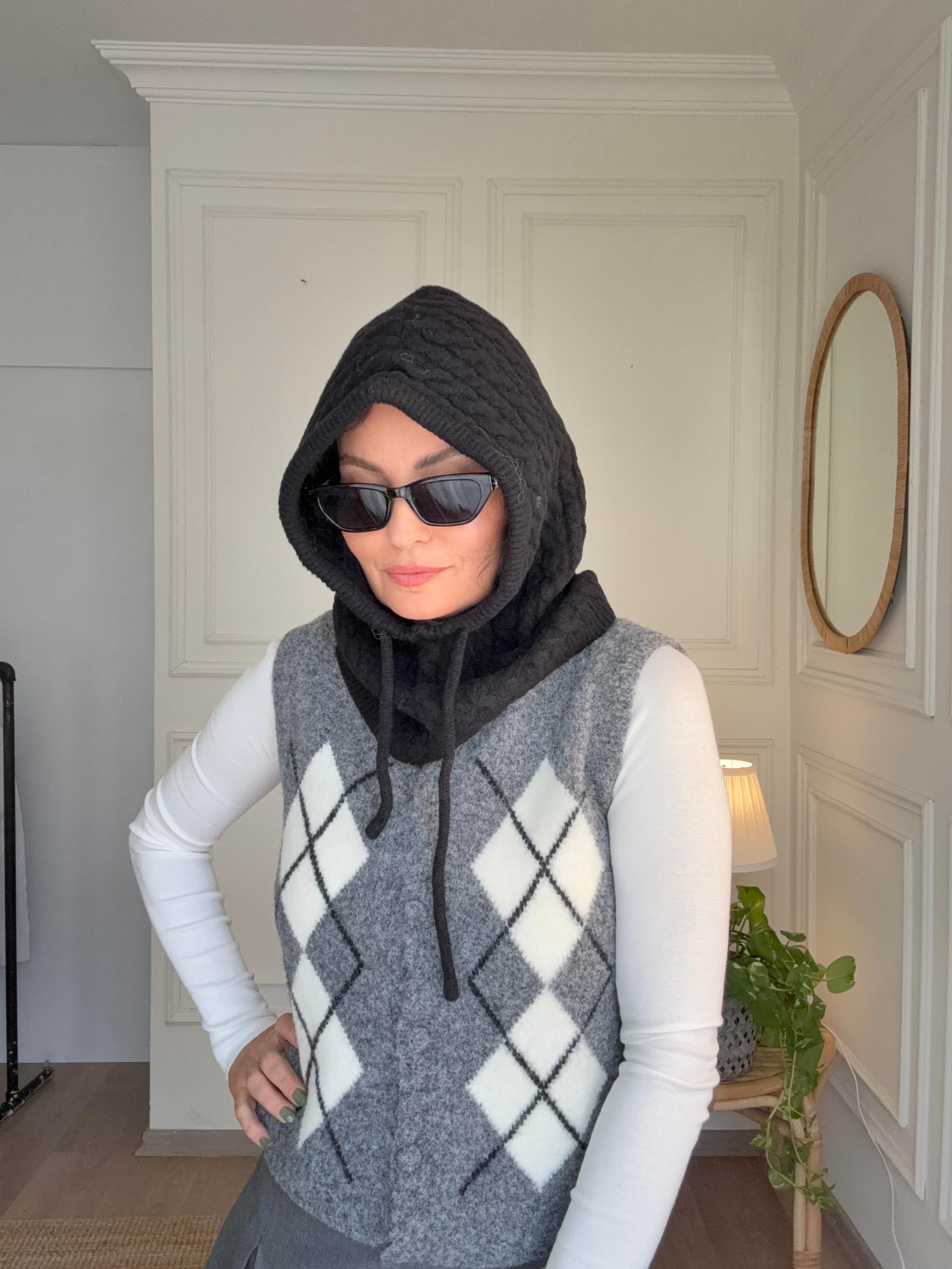 Balaclava Bere Siyah