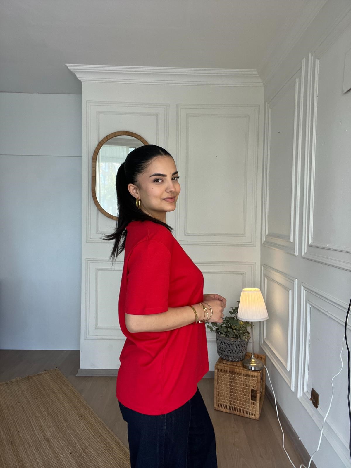 Basic Tshirt Kırmızı