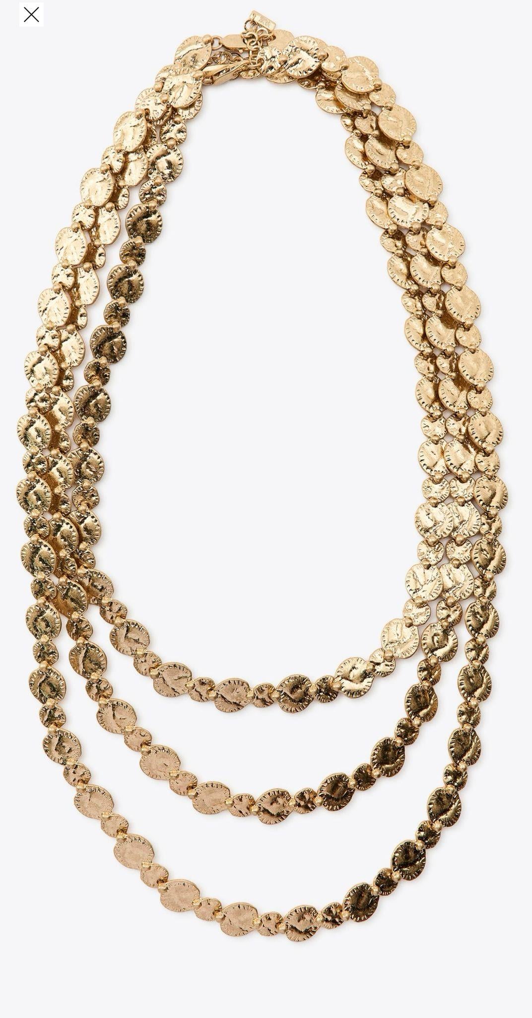 Gold Premium Dövme Çoklu Kolye