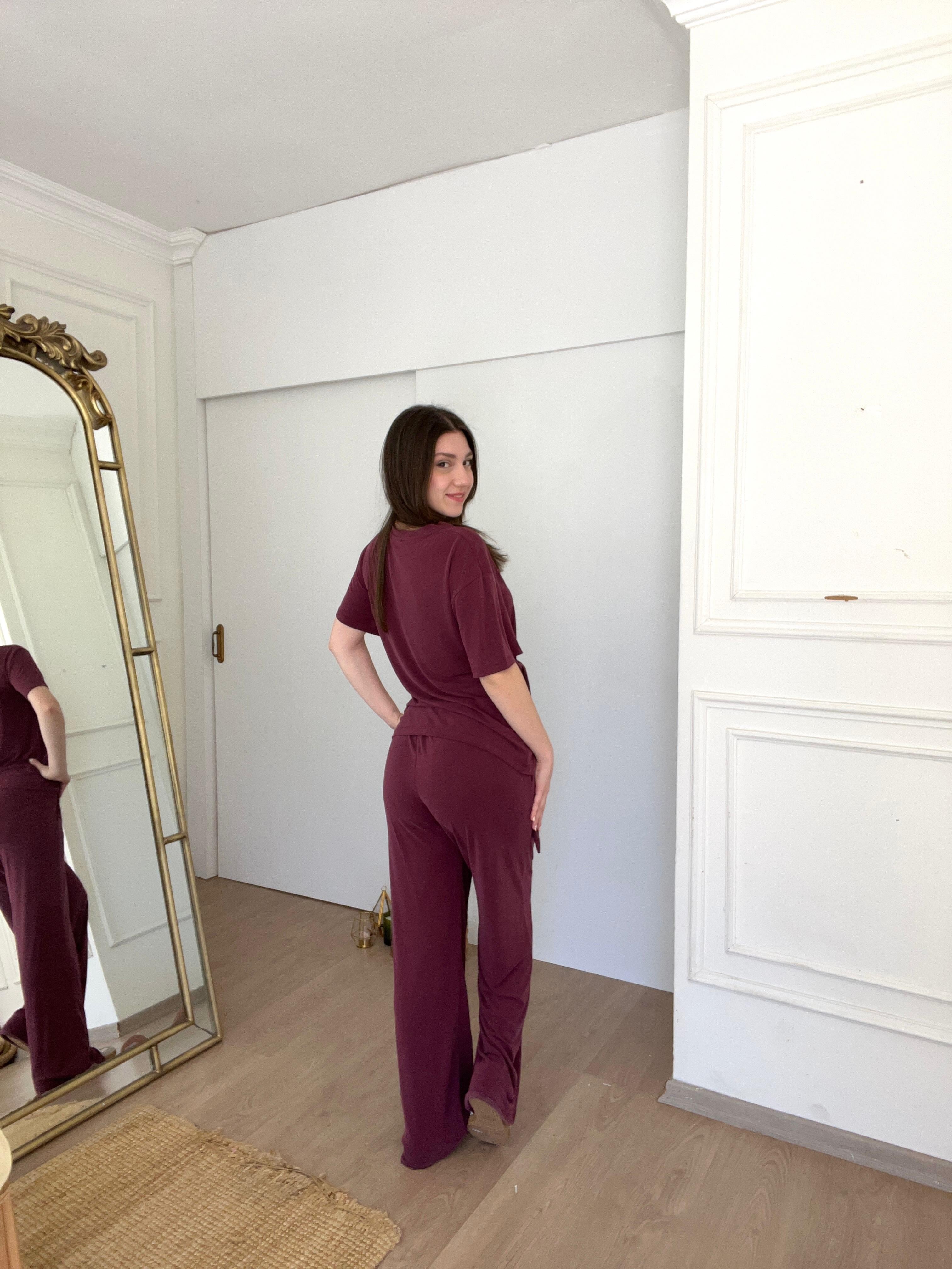 İkili modal takım mürdüm