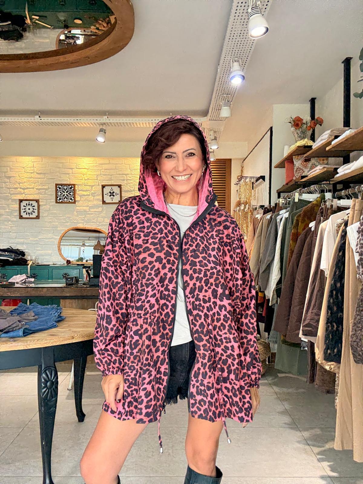 İthal Yağmurluk Pembe