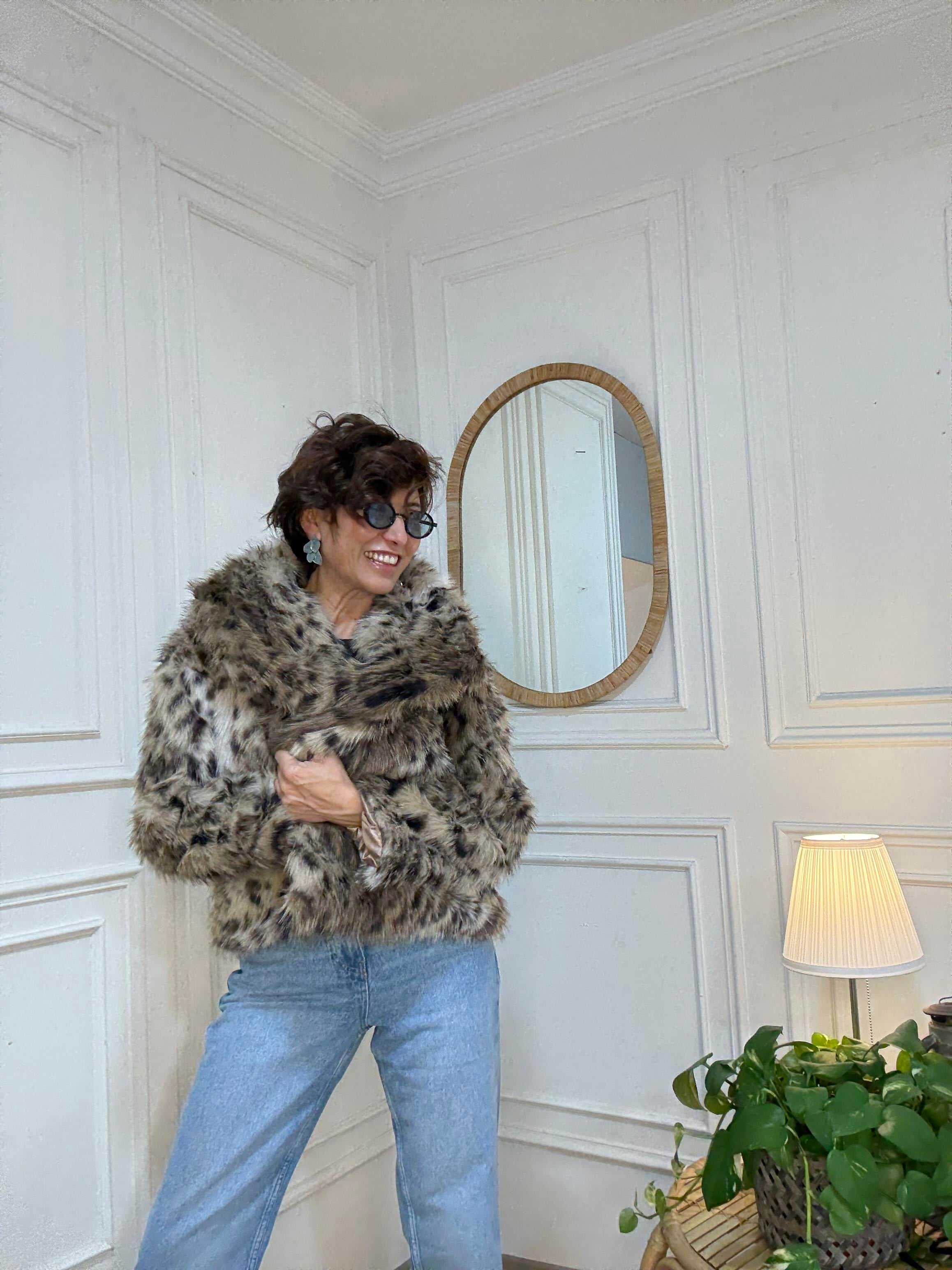 Kısa Lolita Kürk Leopar