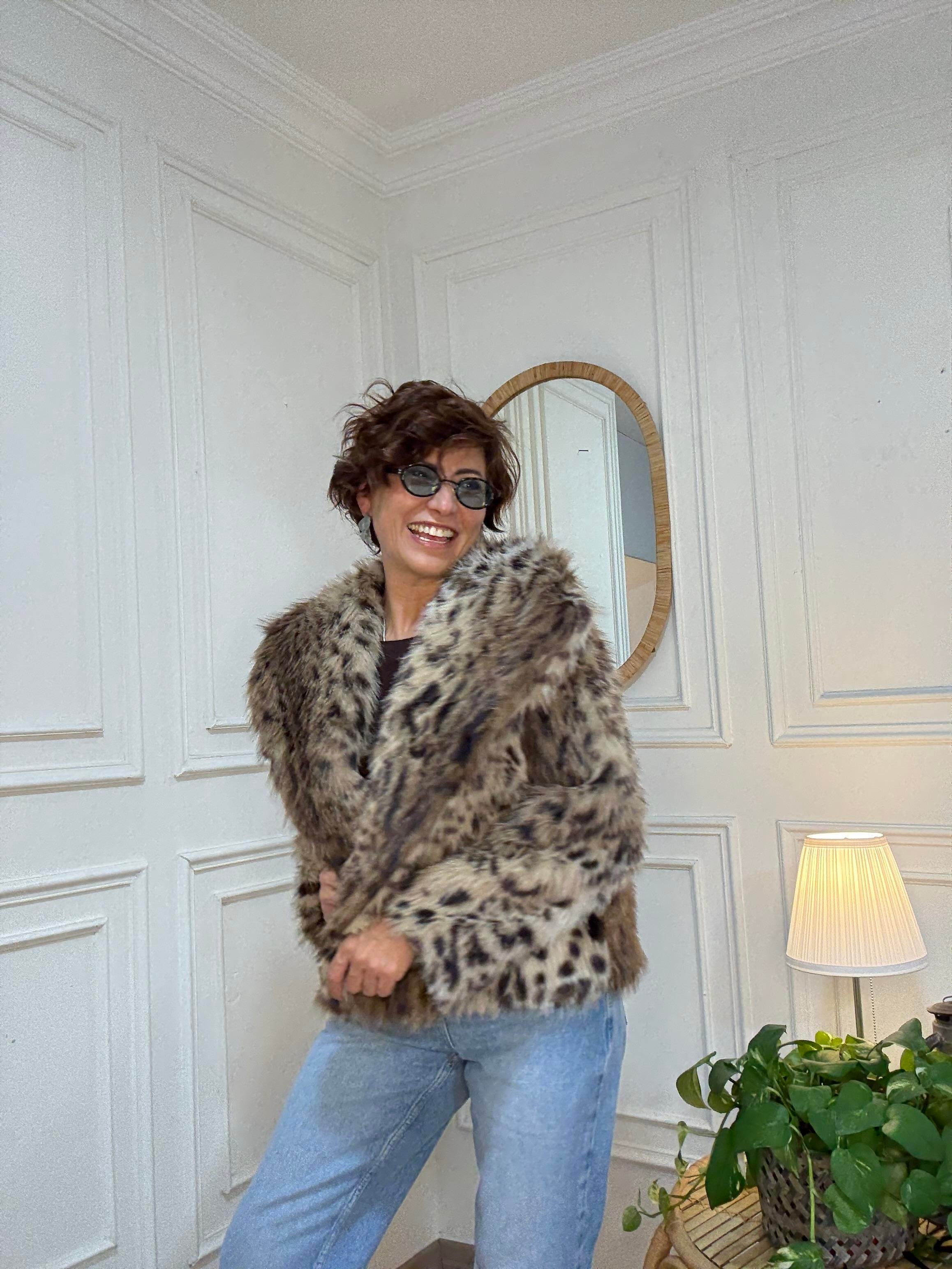 Kısa Lolita Kürk Leopar