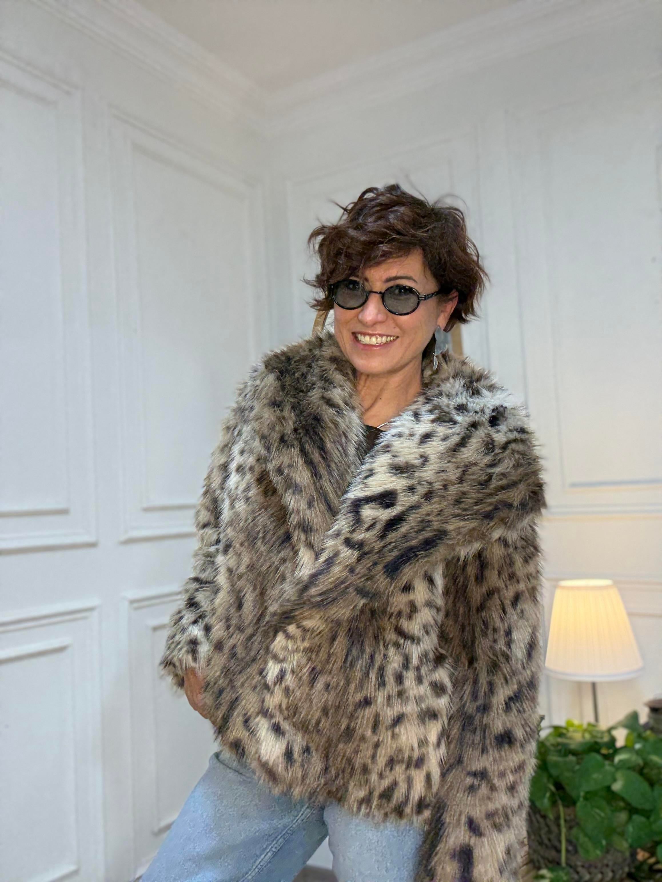 Kısa Lolita Kürk Leopar