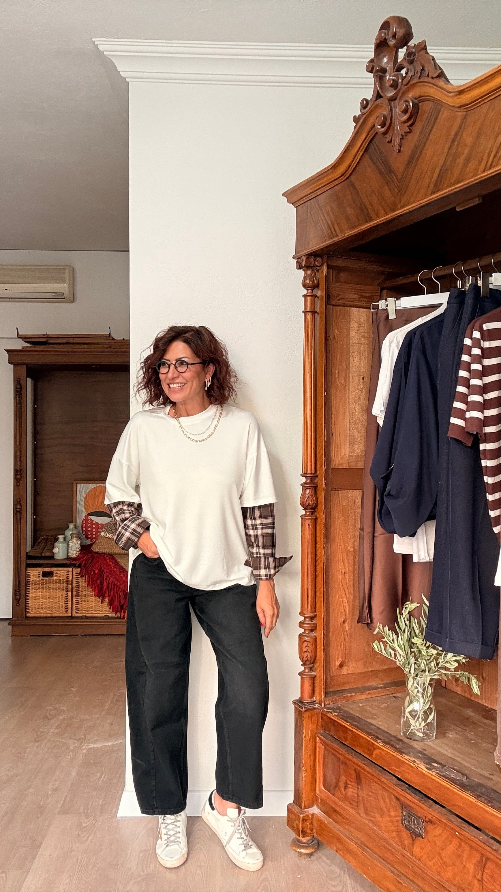 Kolu Gömlek Detaylı Sweatshirt