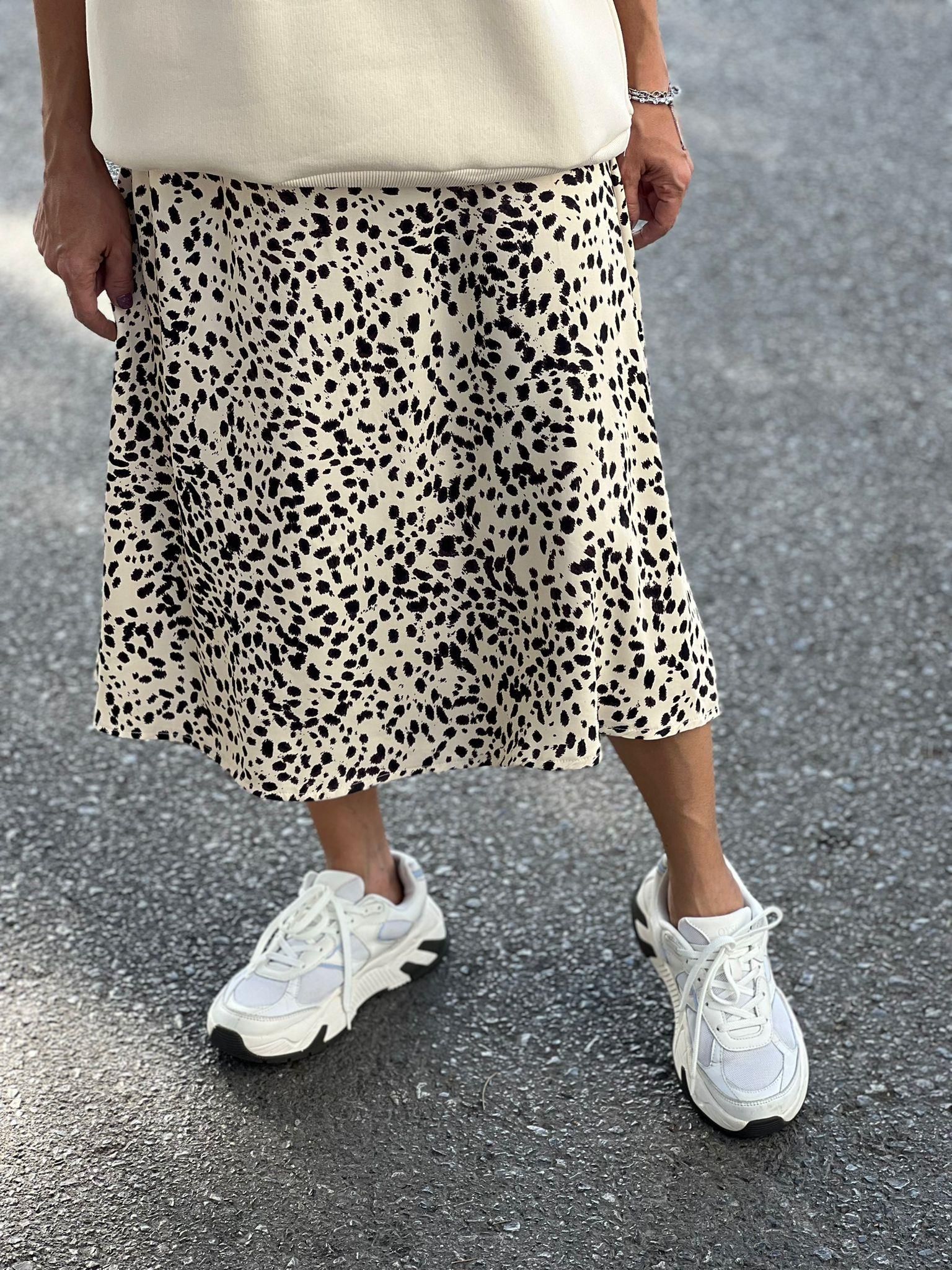 Leopar saten etek