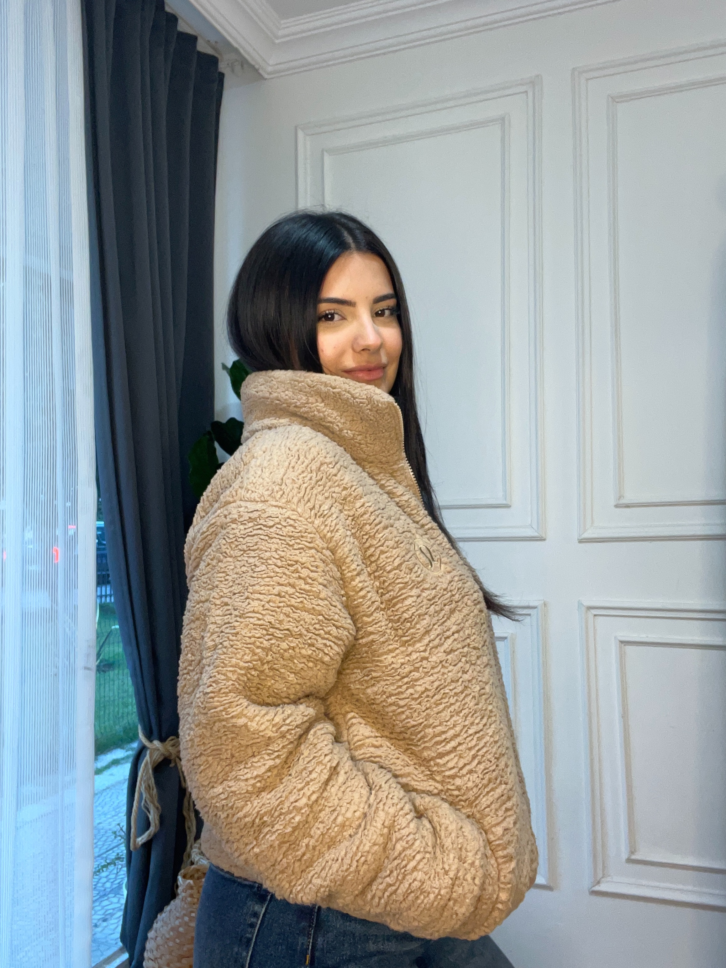 Lulu Yumoş Polar Mont Açık Kahve