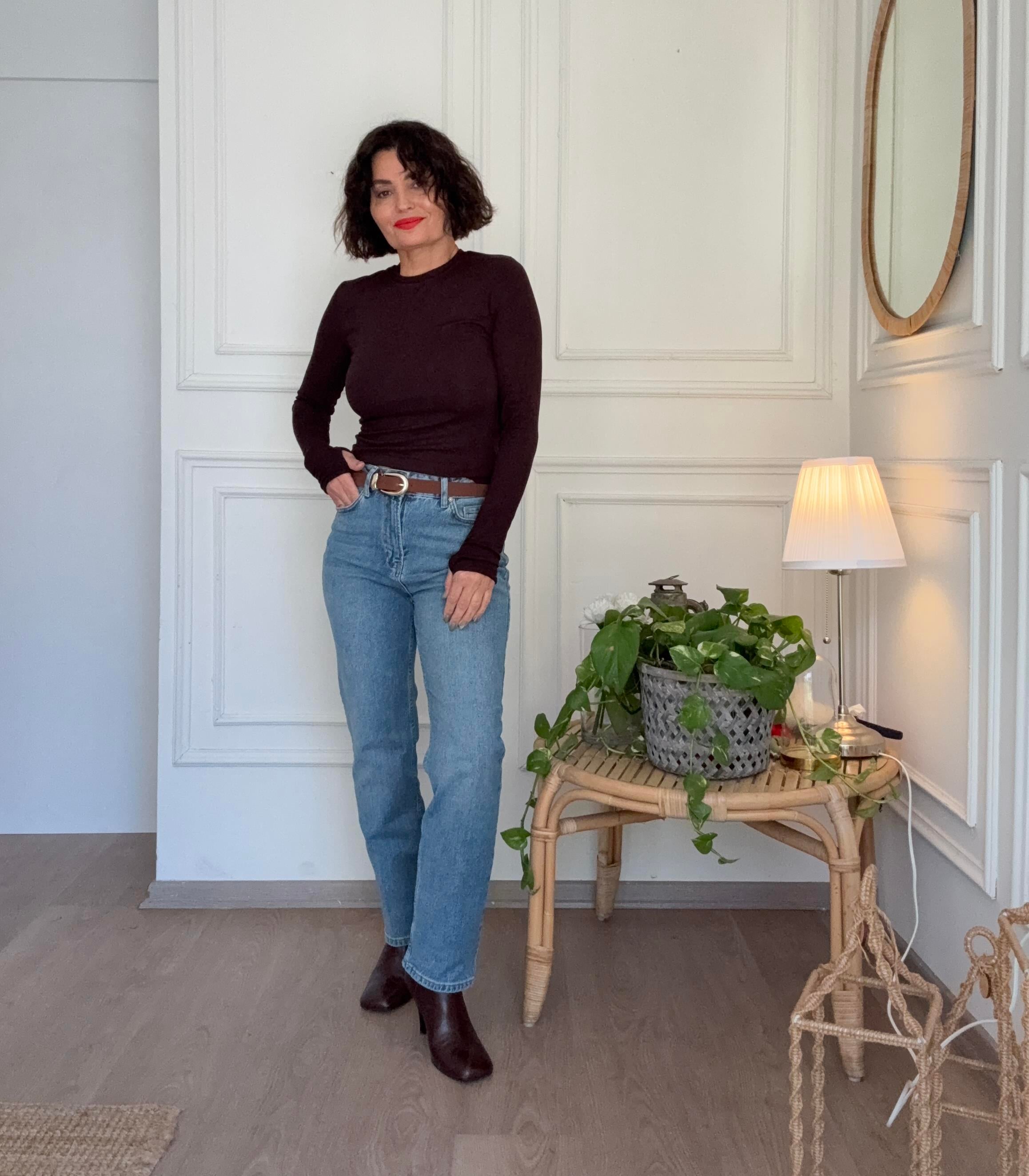 Mom Jean Blue