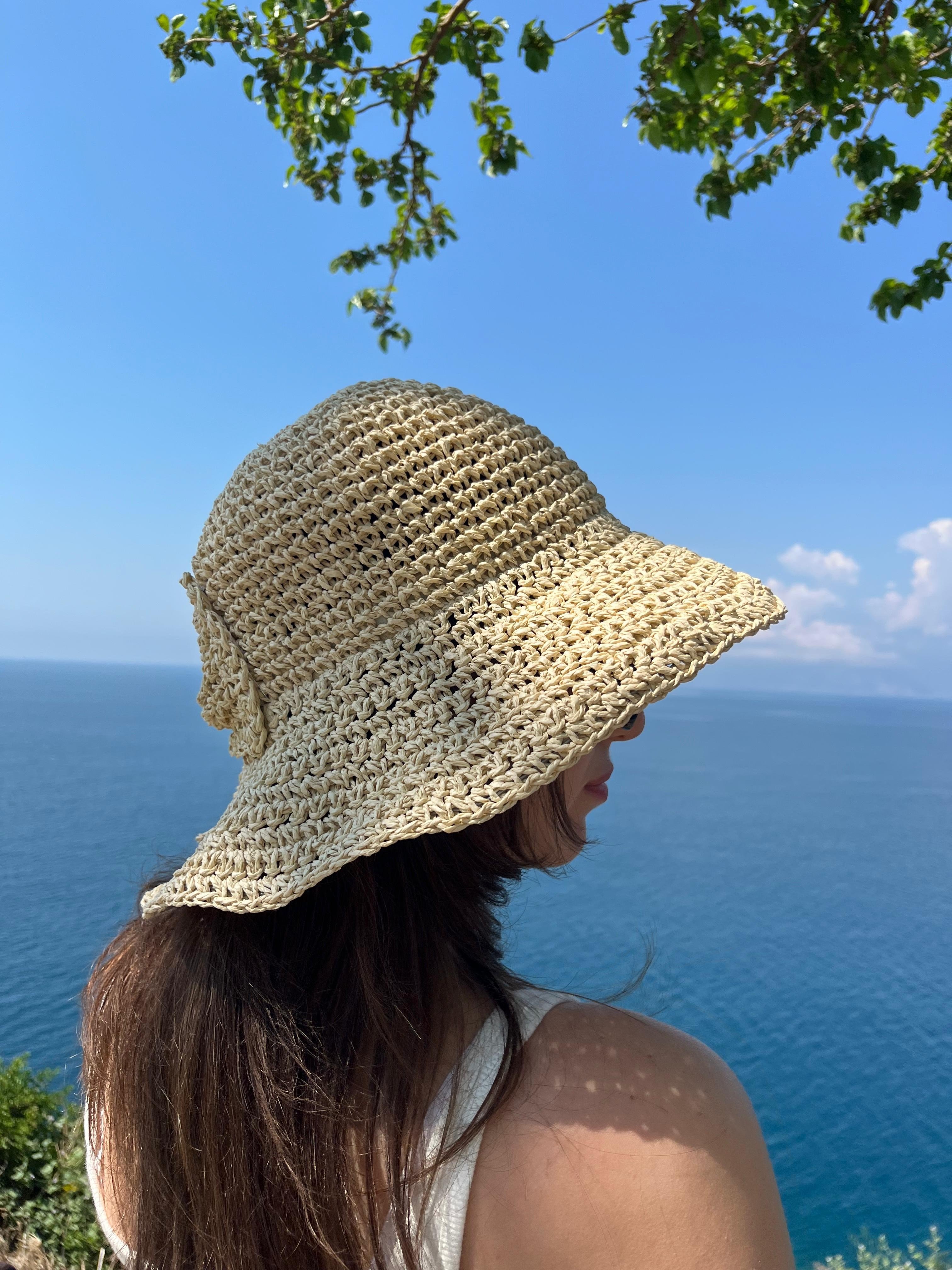 Natural fiyonklu Şapka