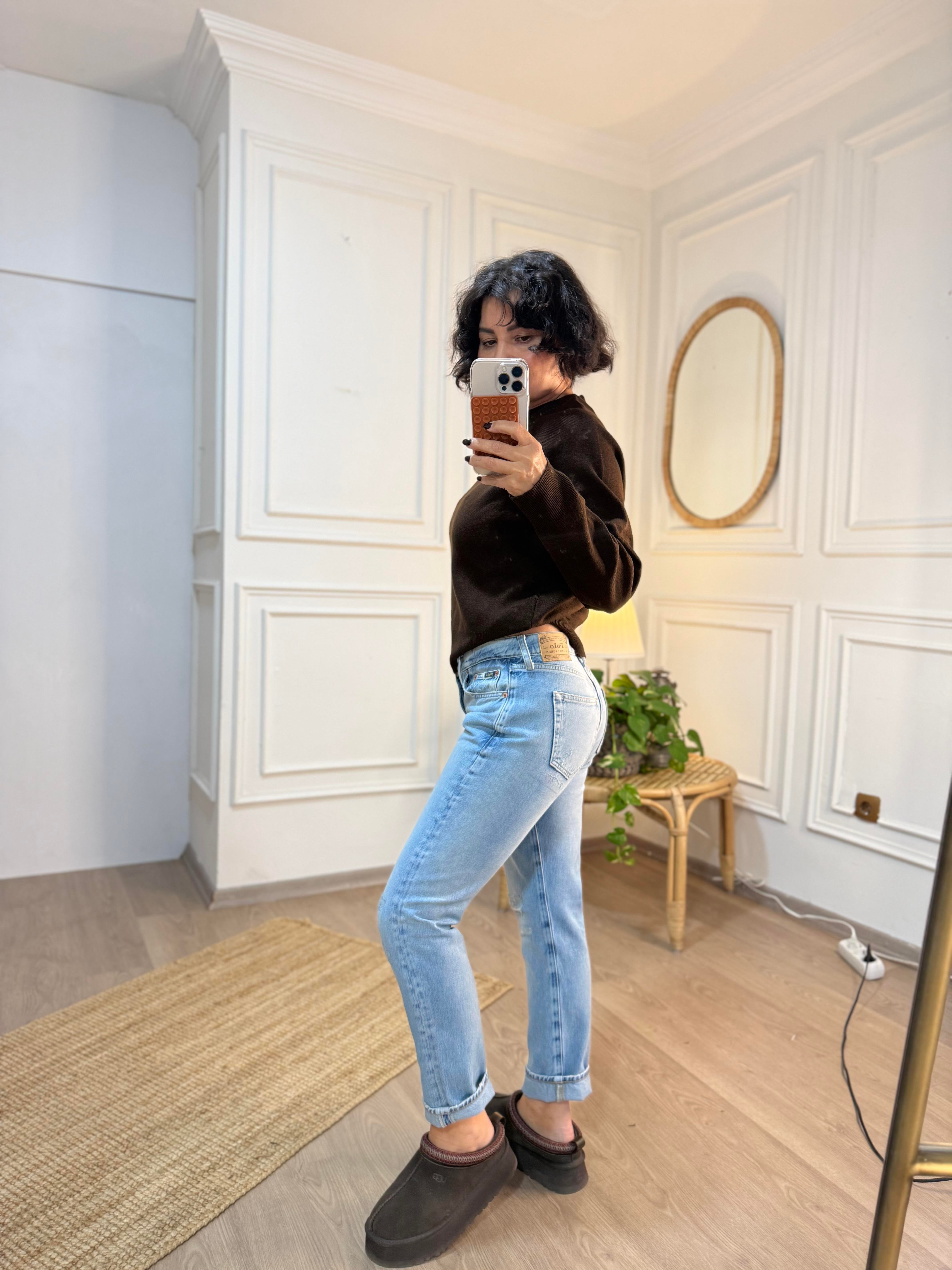 Patchwork Mom Jean