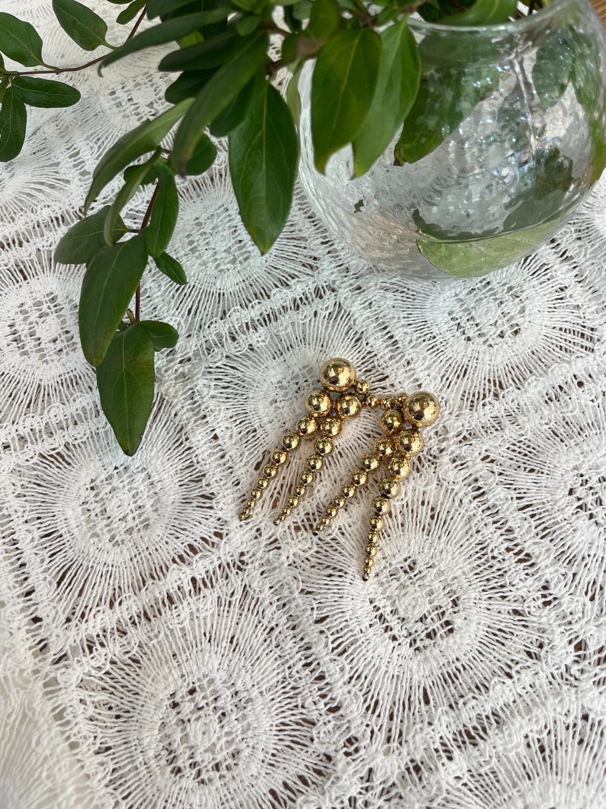 Salkım Küpe Gold Rengi