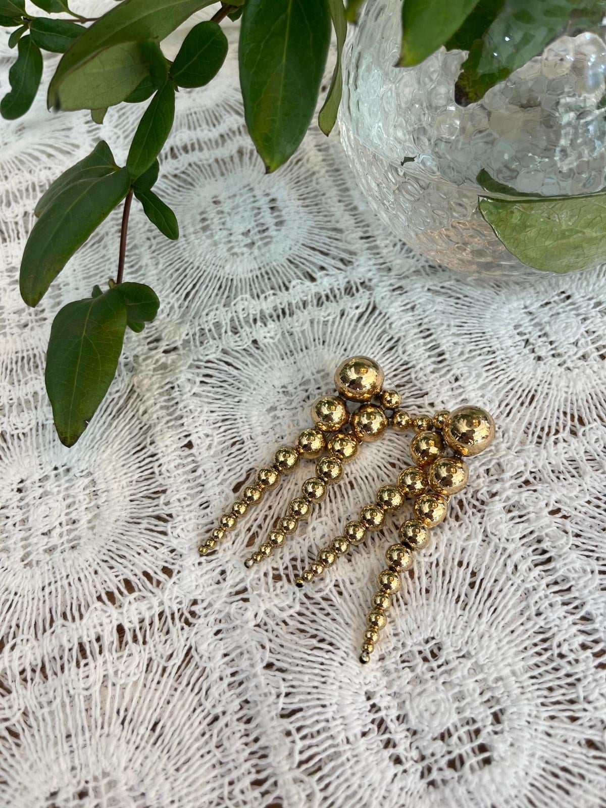 Salkım Küpe Gold Rengi