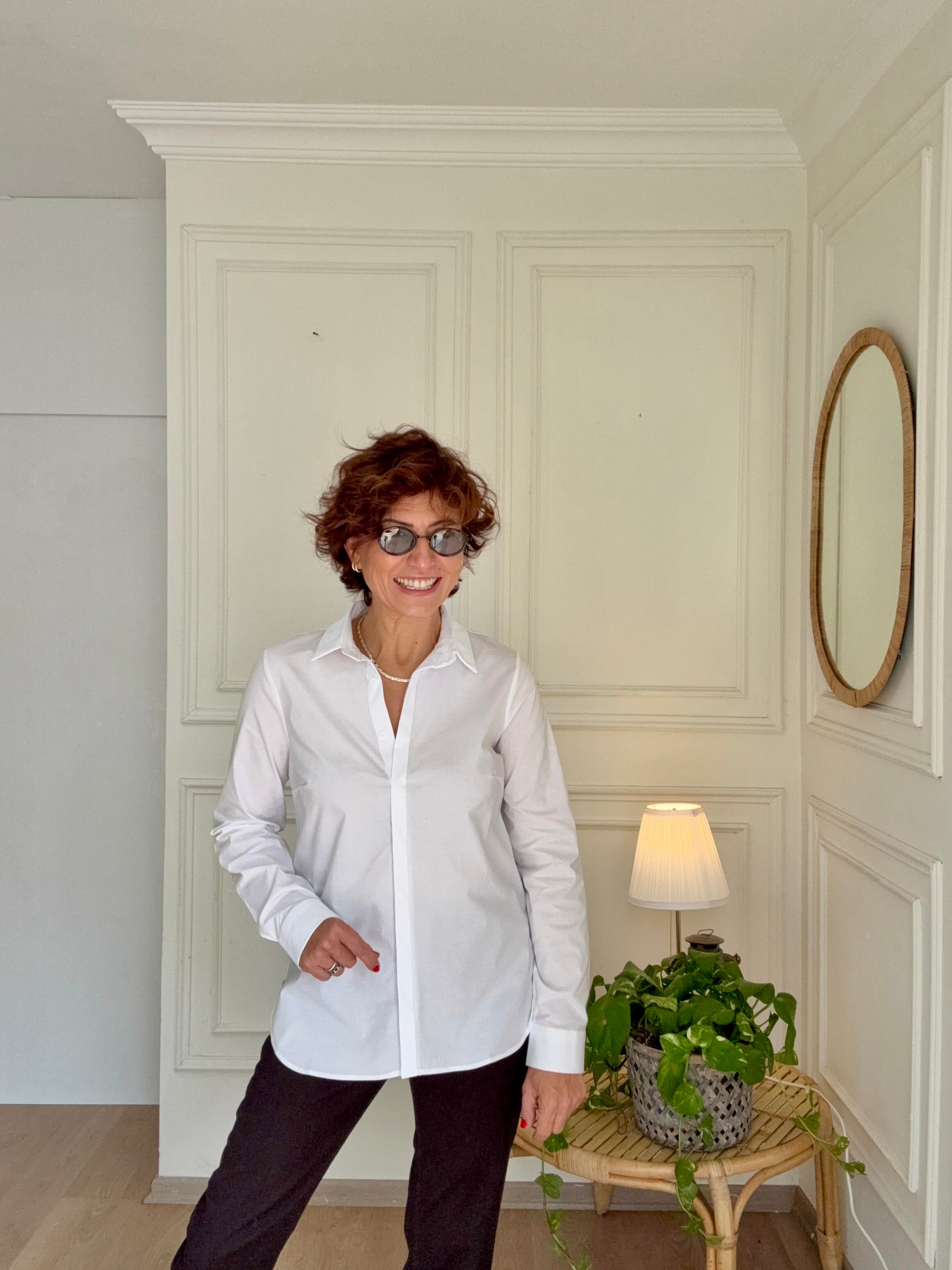 Slim Fit Gömlek Beyaz