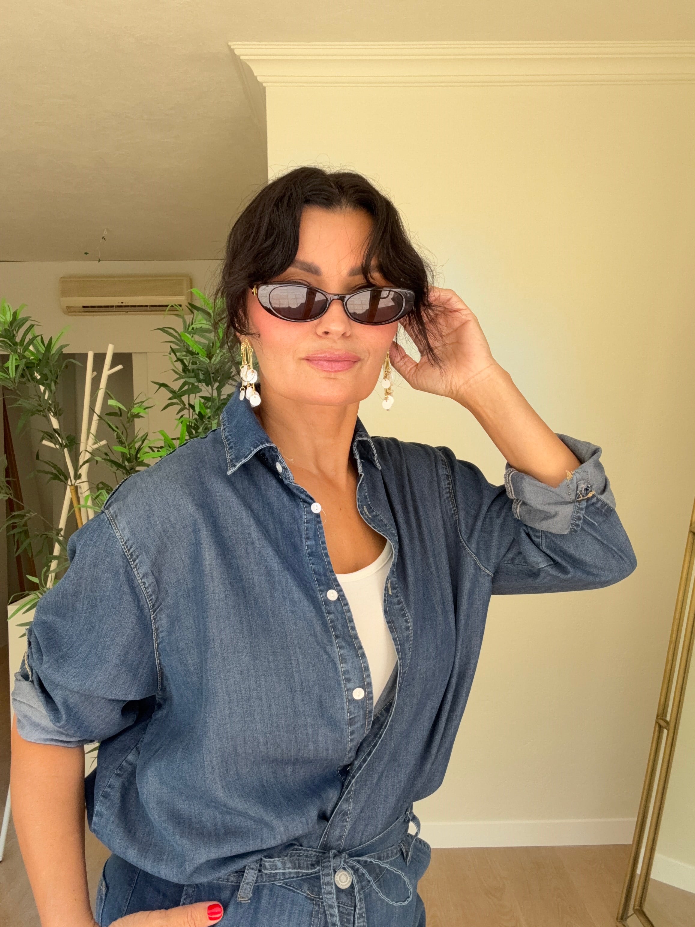 Tensel Jean Gömlek