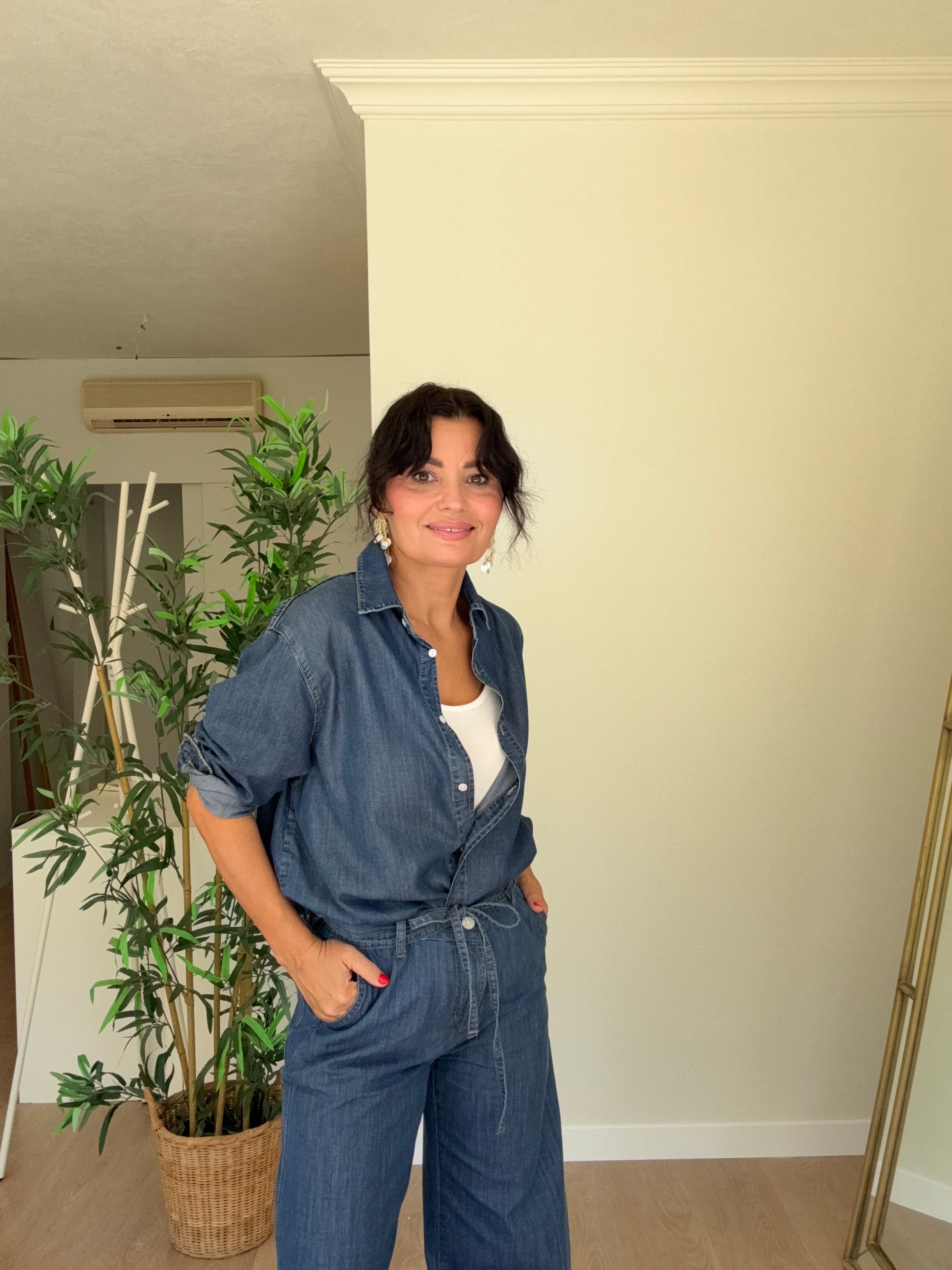 Tensel Jean Gömlek