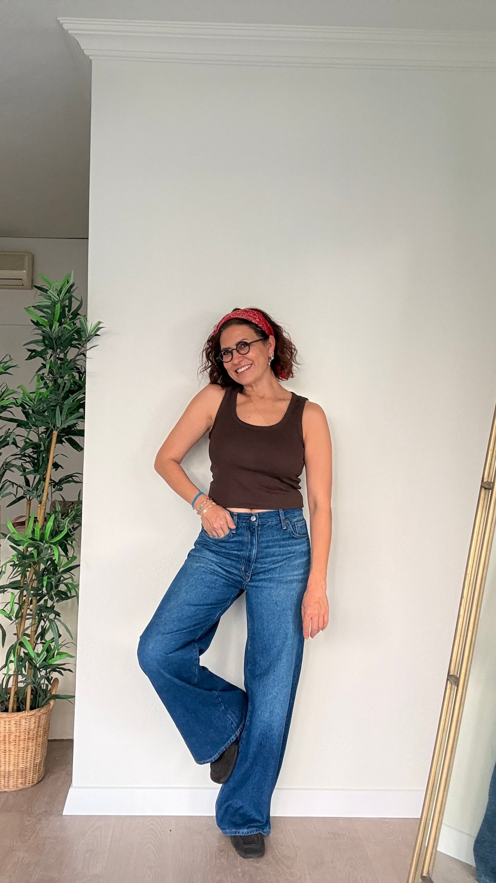 The Ultimate Wide Leg Jean Lacivert