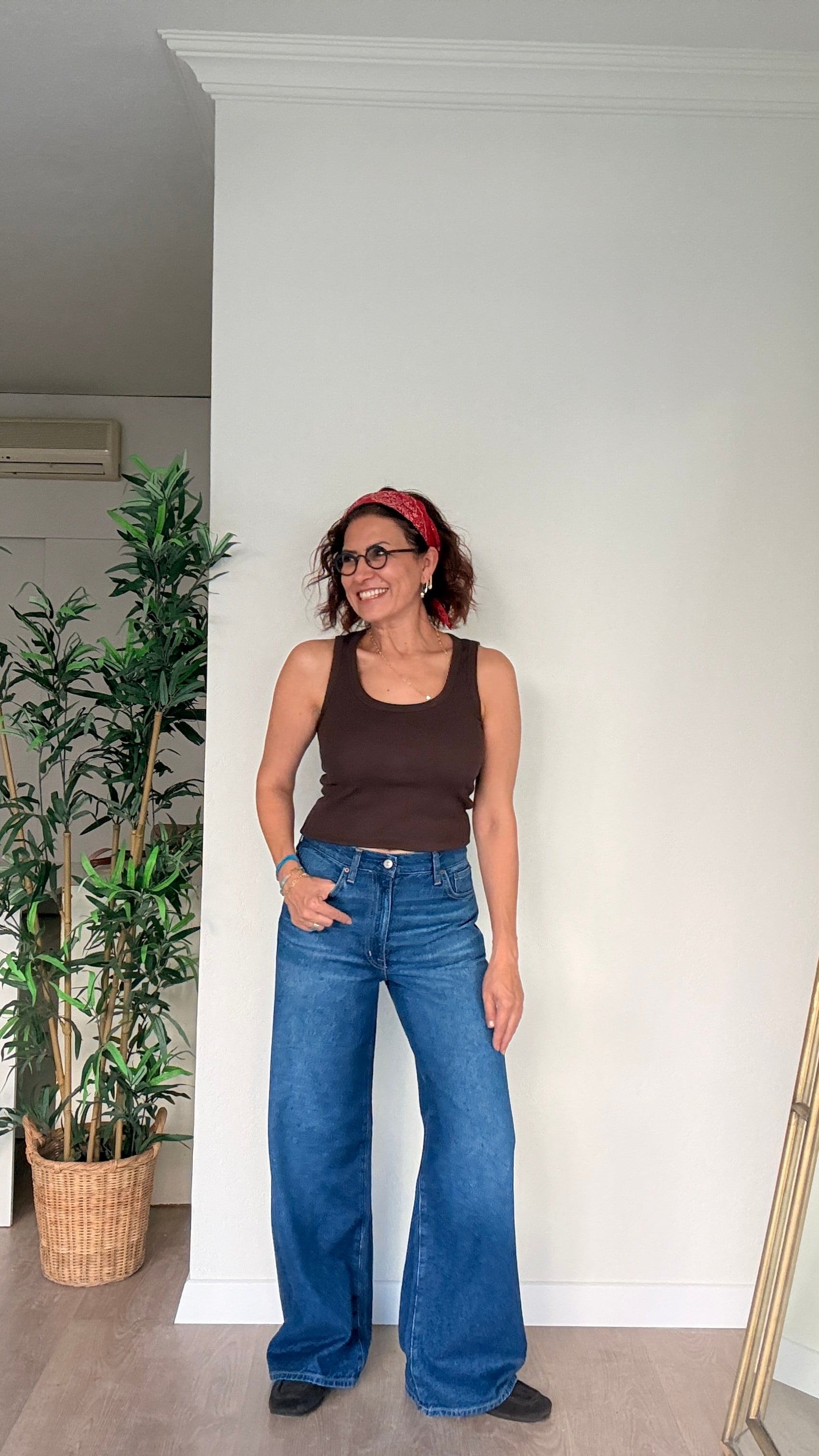 The Ultimate Wide Leg Jean Lacivert