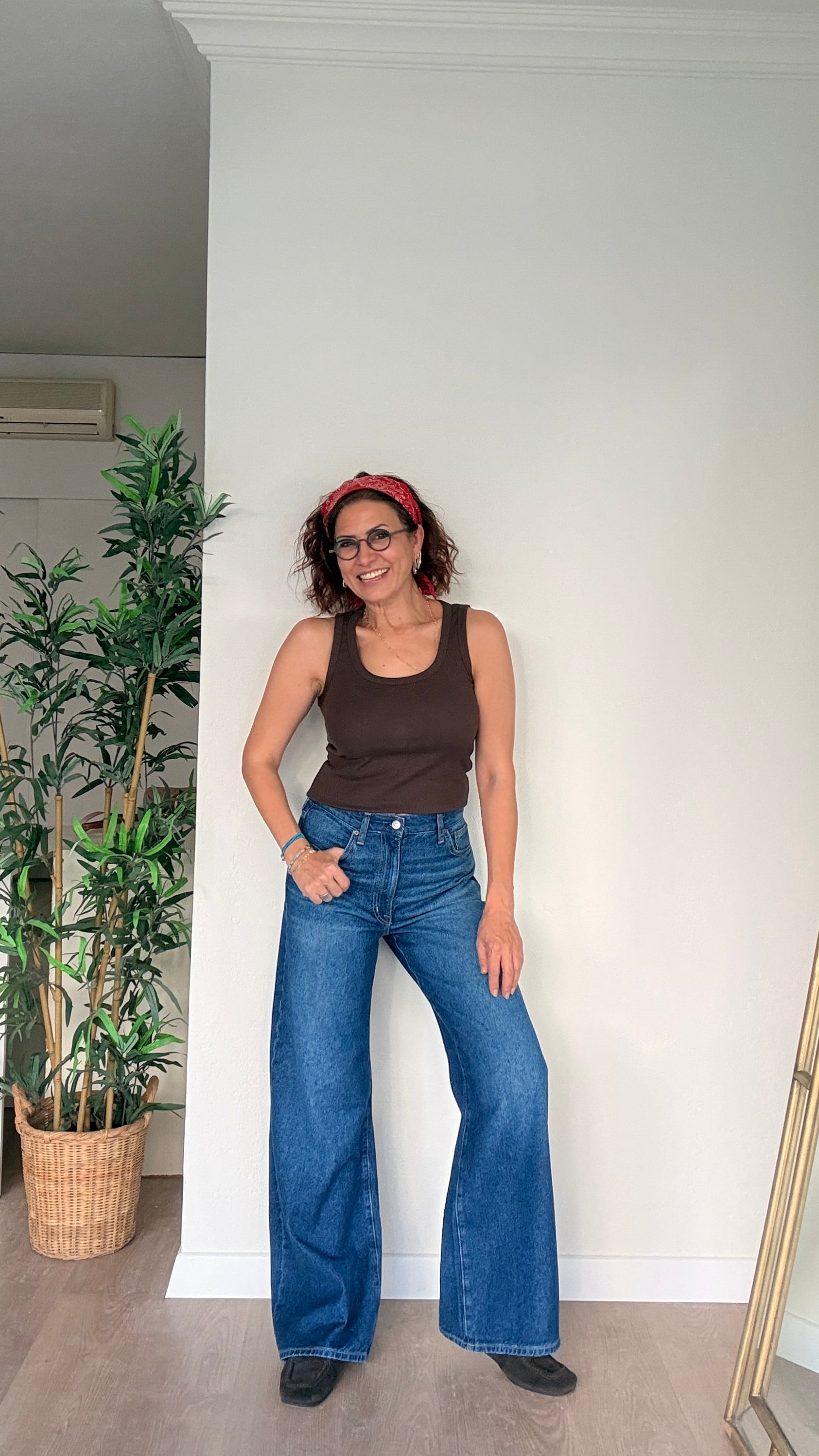 The Ultimate Wide Leg Jean Lacivert