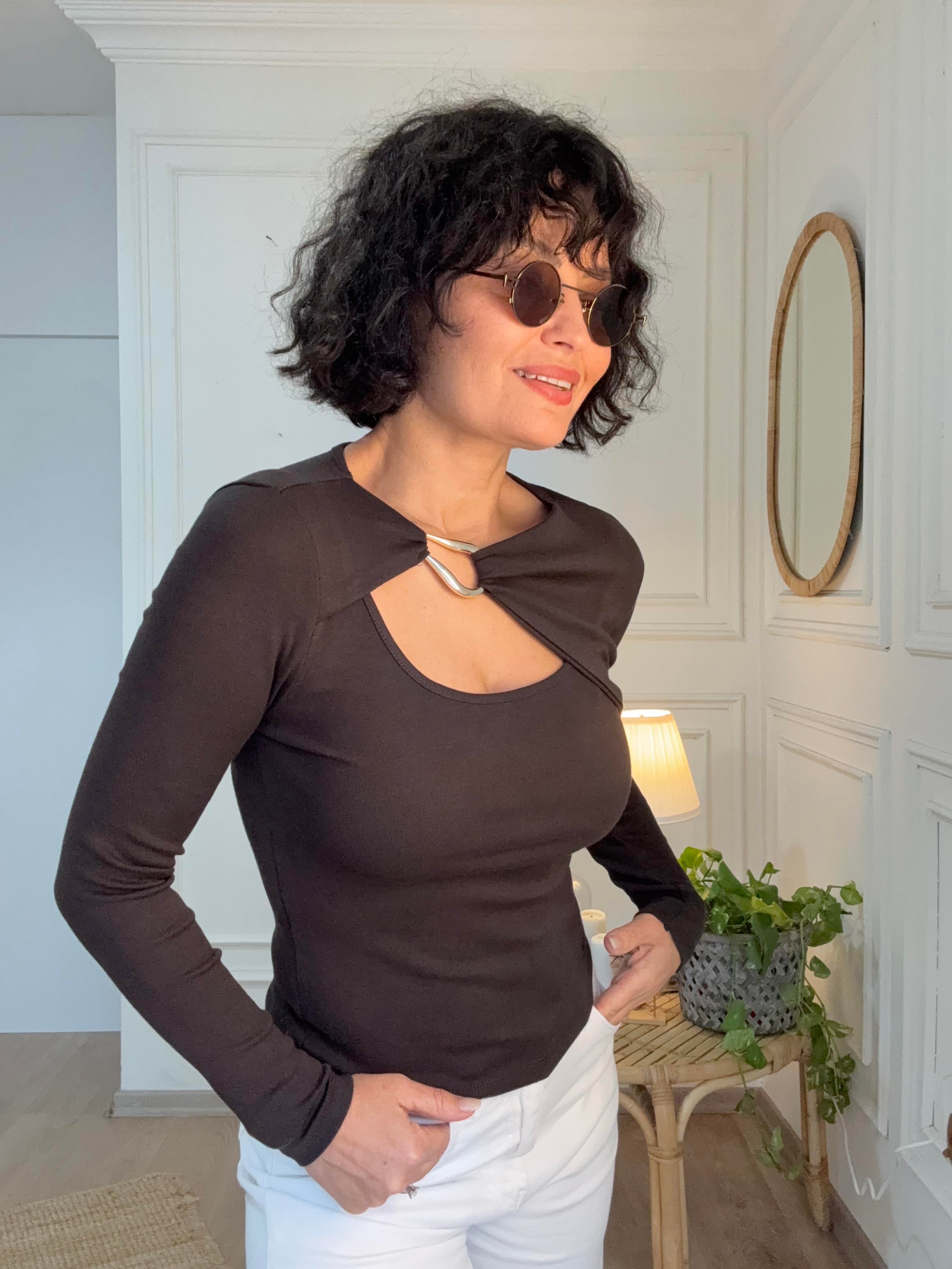 Toka Detay Body Kahverengi