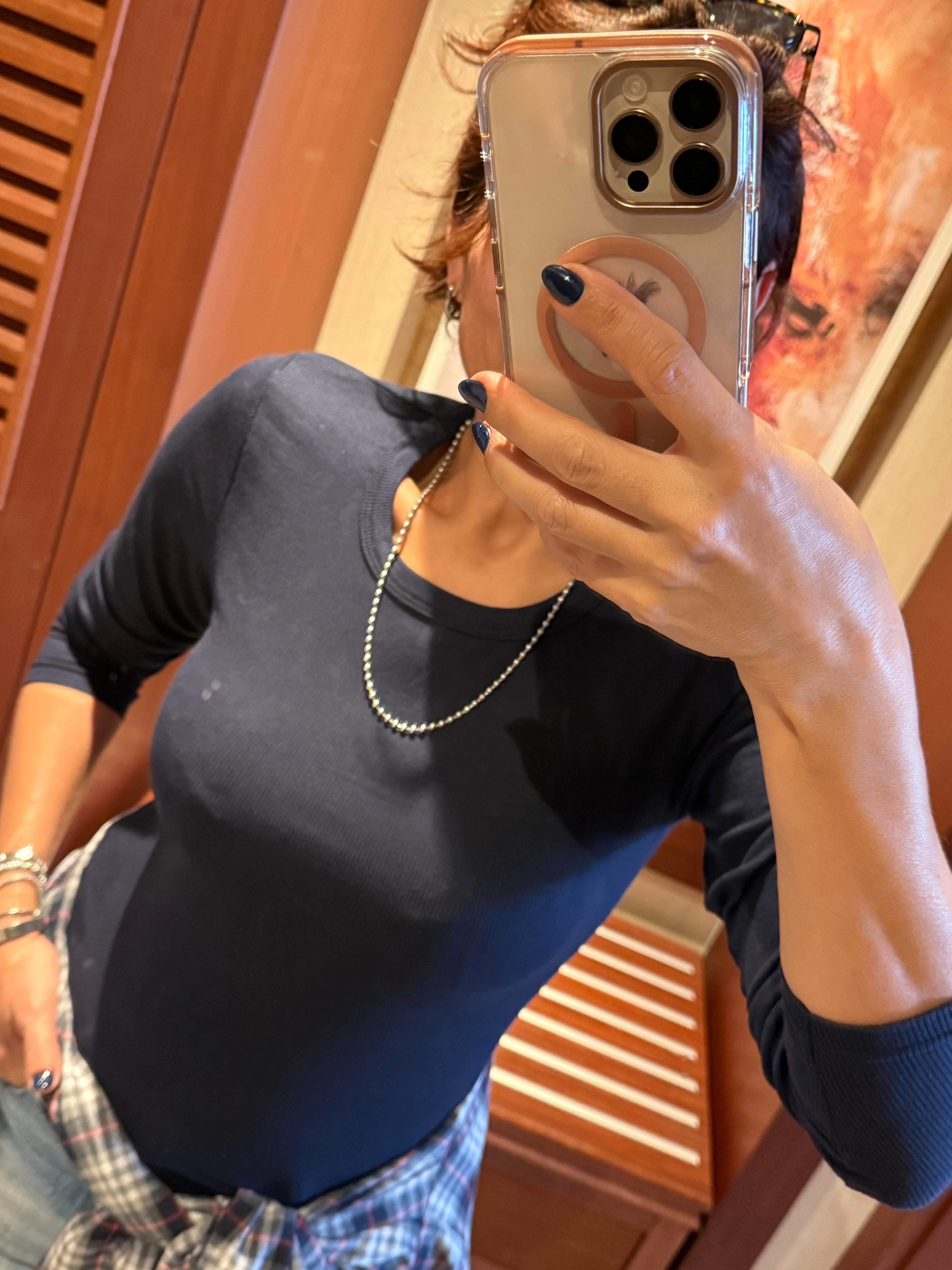 Uzun Kollu Fitilli Body Lacivert