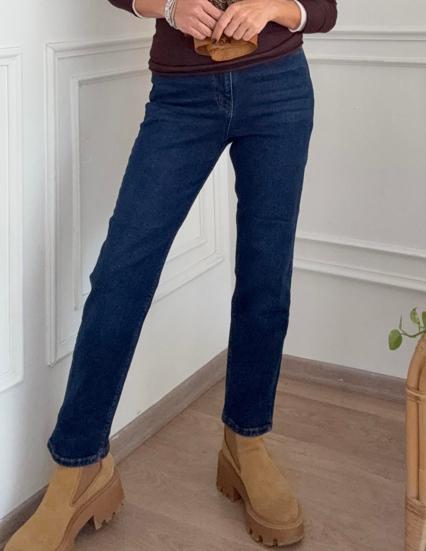 ZRA Yüksek Bel Relax Fit Jean Pantolon