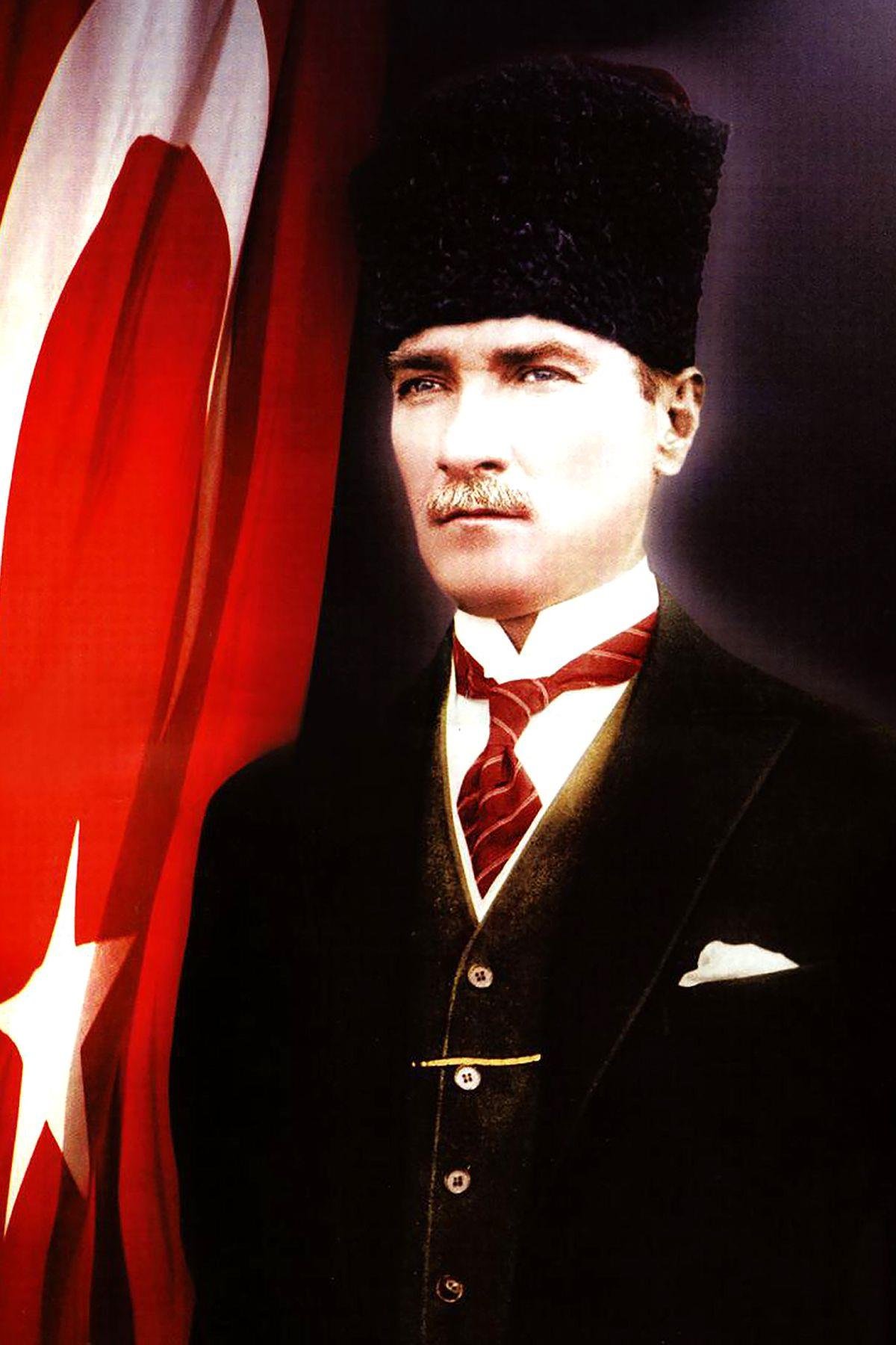 Atatürk Posteri 70x105 cm (20 Adet) 1. Kalite Raşel Kumaş